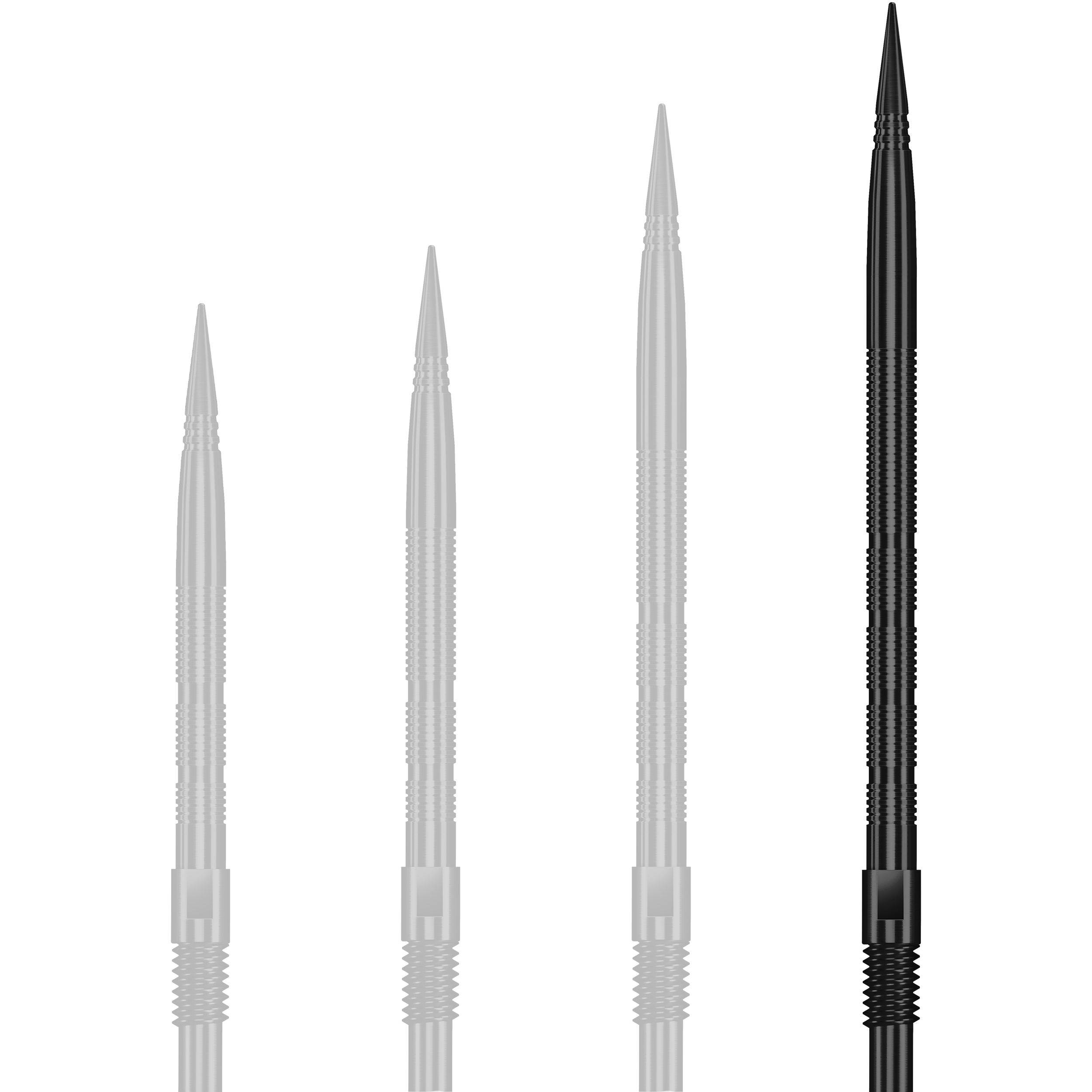 Harrows - Quick Point Micro Ridge - Schwarz