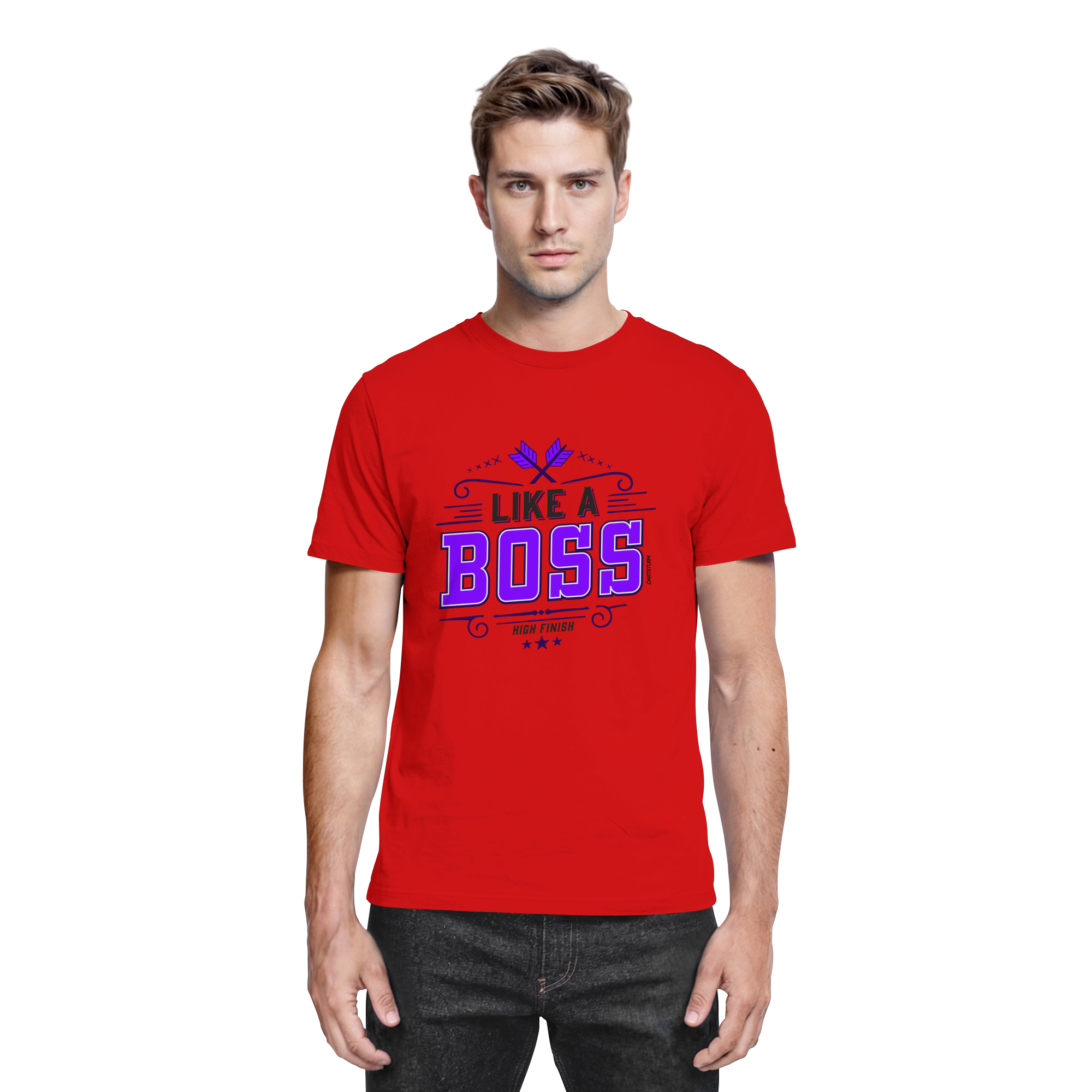 DartSturm - Like a Boss Purple - Premium Shirt DartSturm - Like a Boss Purple - Premium Shirt