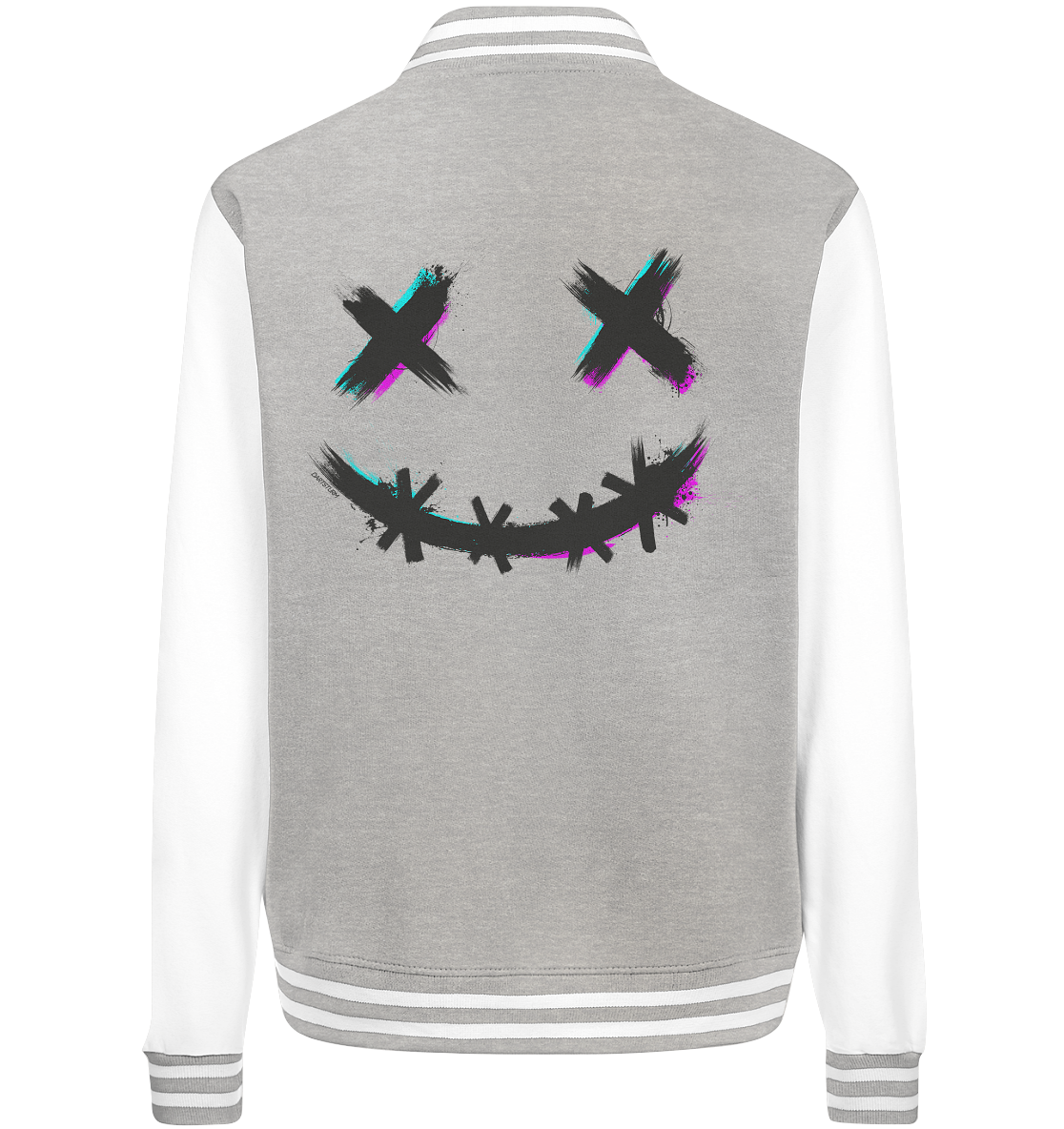 DartSturm - Scary Smile Schwarz - College Jacket DartSturm - Scary Smile Schwarz - College Jacket
