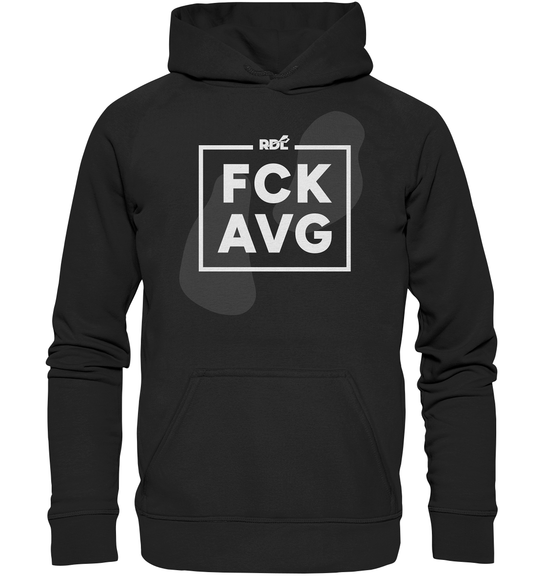 DartSturm - RDL FCK AVG Weiß - Basic Unisex Hoodie