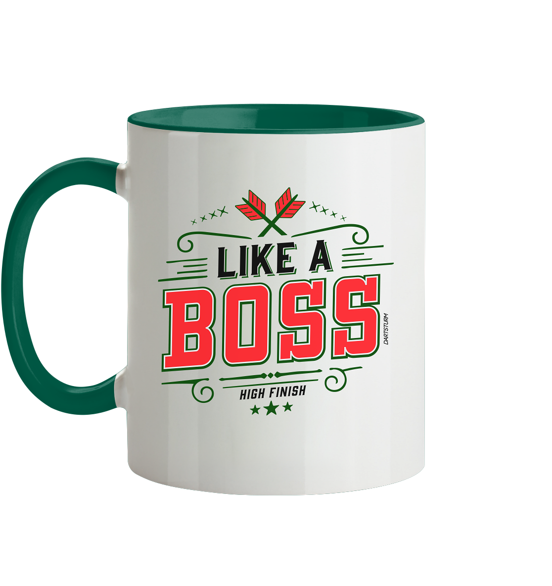 DartSturm - Like a Boss Red - Tasse zweifarbig