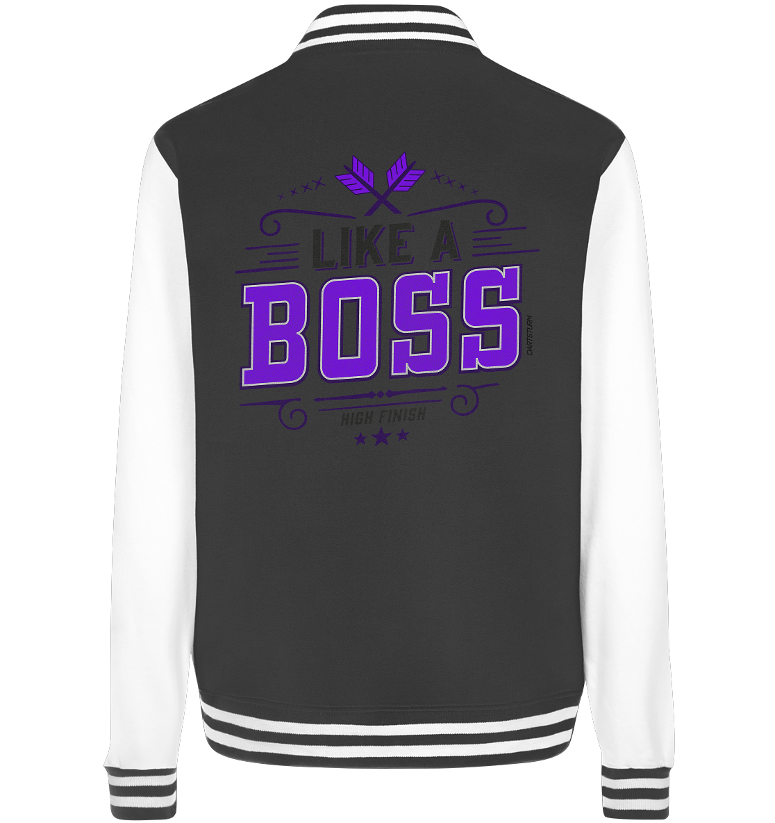 DartSturm - Like a Boss Purple - College Jacket DartSturm - Like a Boss Purple - College Jacket