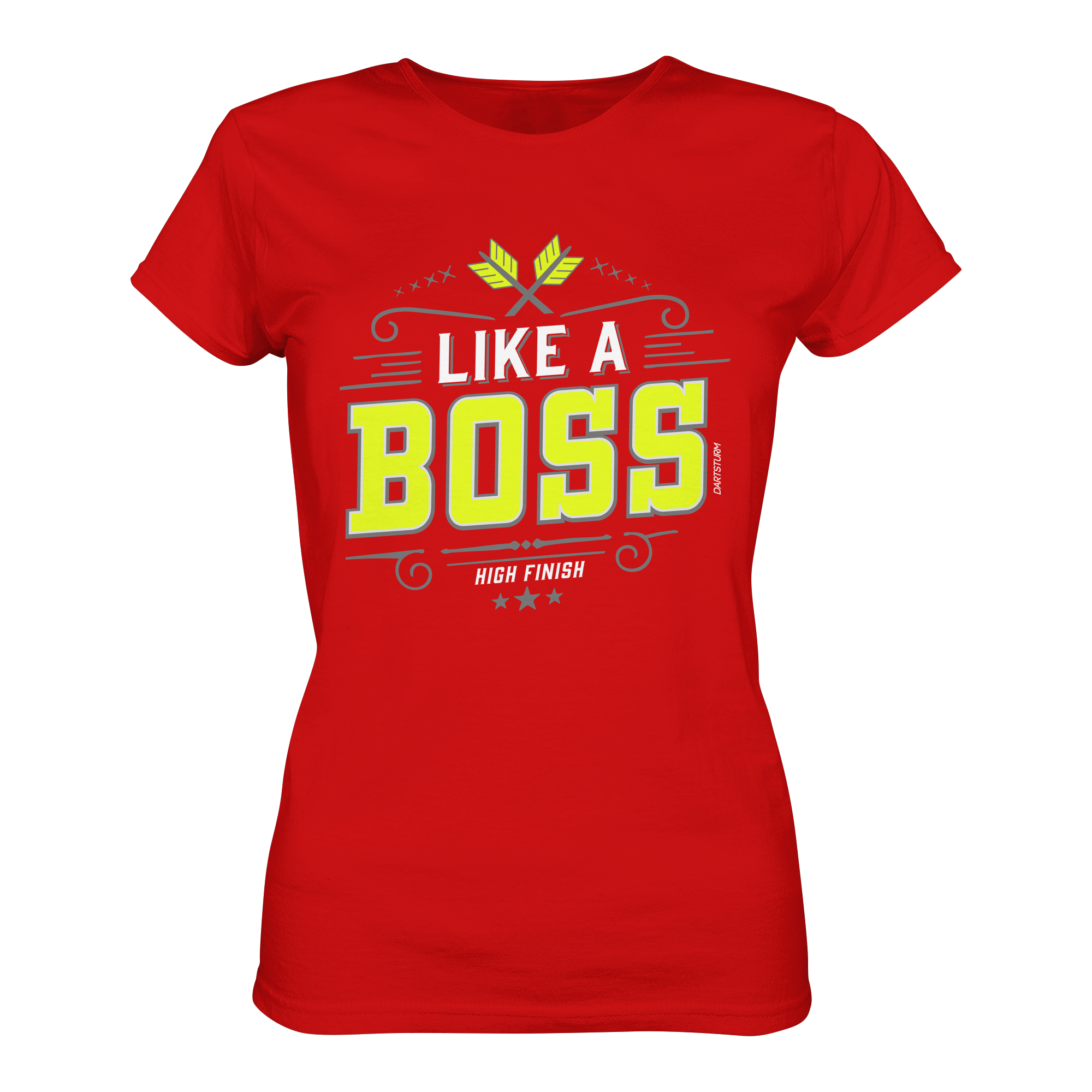 DartSturm - Like a Boss Yellow - Ladies Premium Shirt DartSturm - Like a Boss Yellow - Ladies Premium Shirt