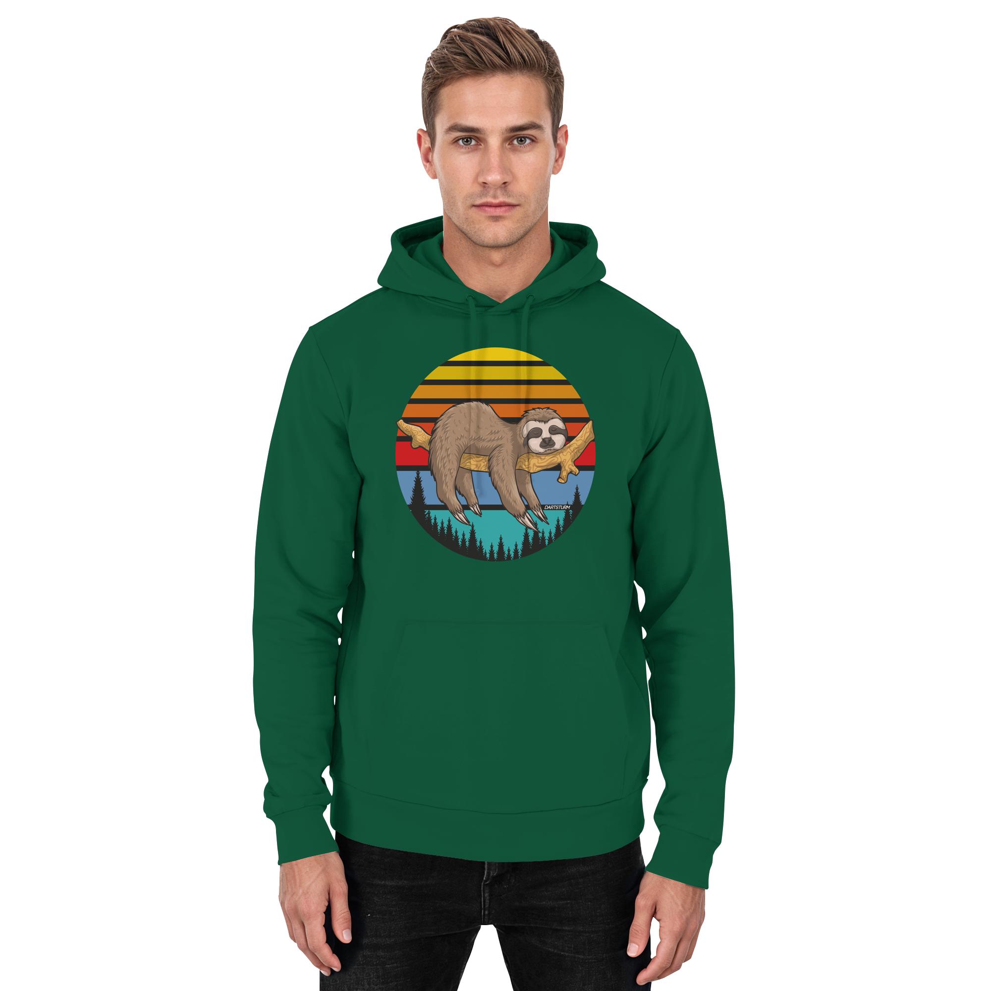 DartSturm - Lazy Sloth - Basic Unisex Hoodie