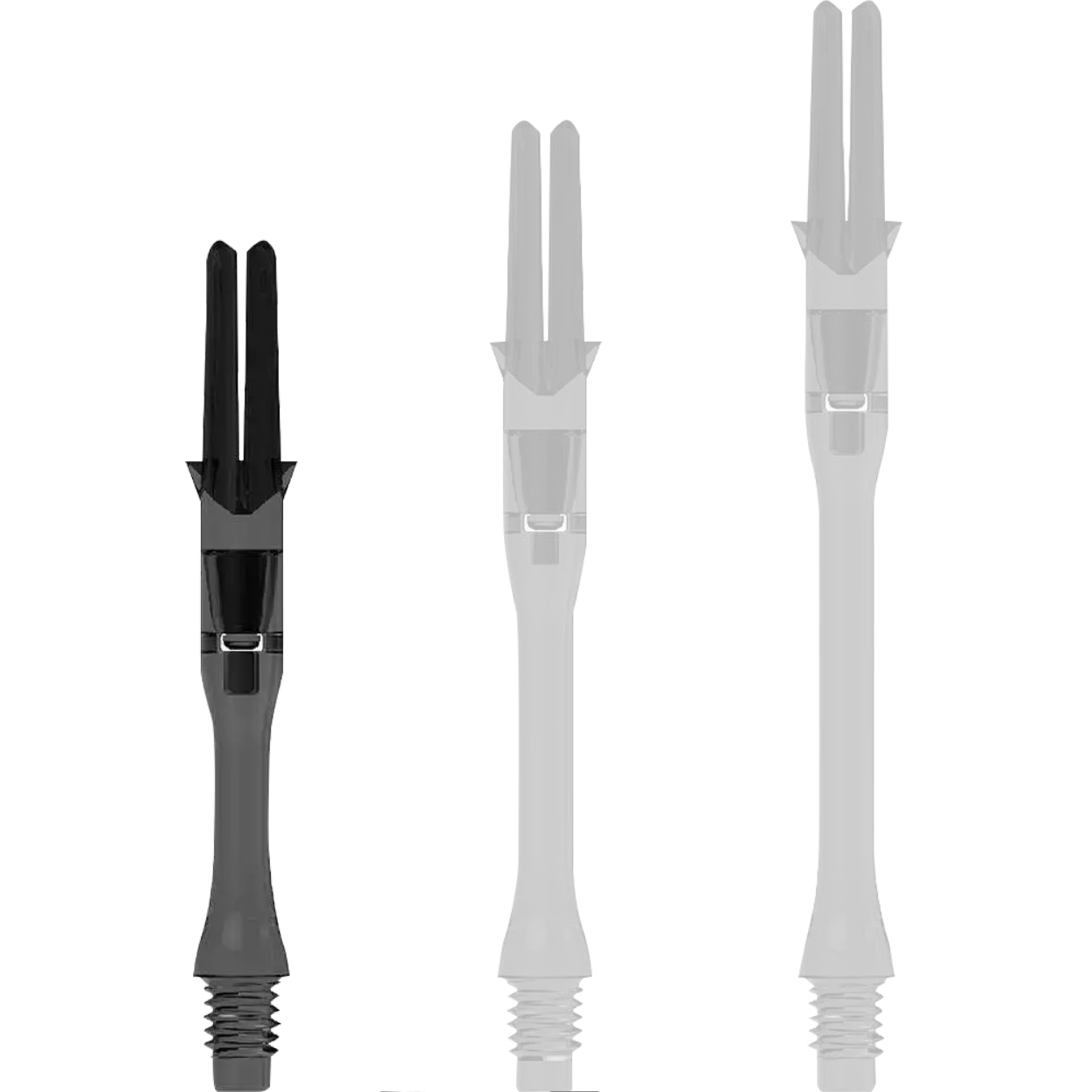 L-Style - L-Shaft Silent Slim Spinner - Schwarz Klar