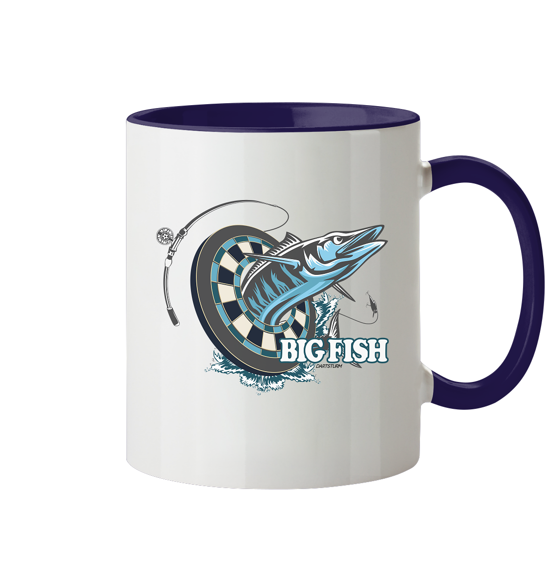 DartSturm - Big Fish - Tasse zweifarbig DartSturm - Big Fish - Tasse zweifarbig