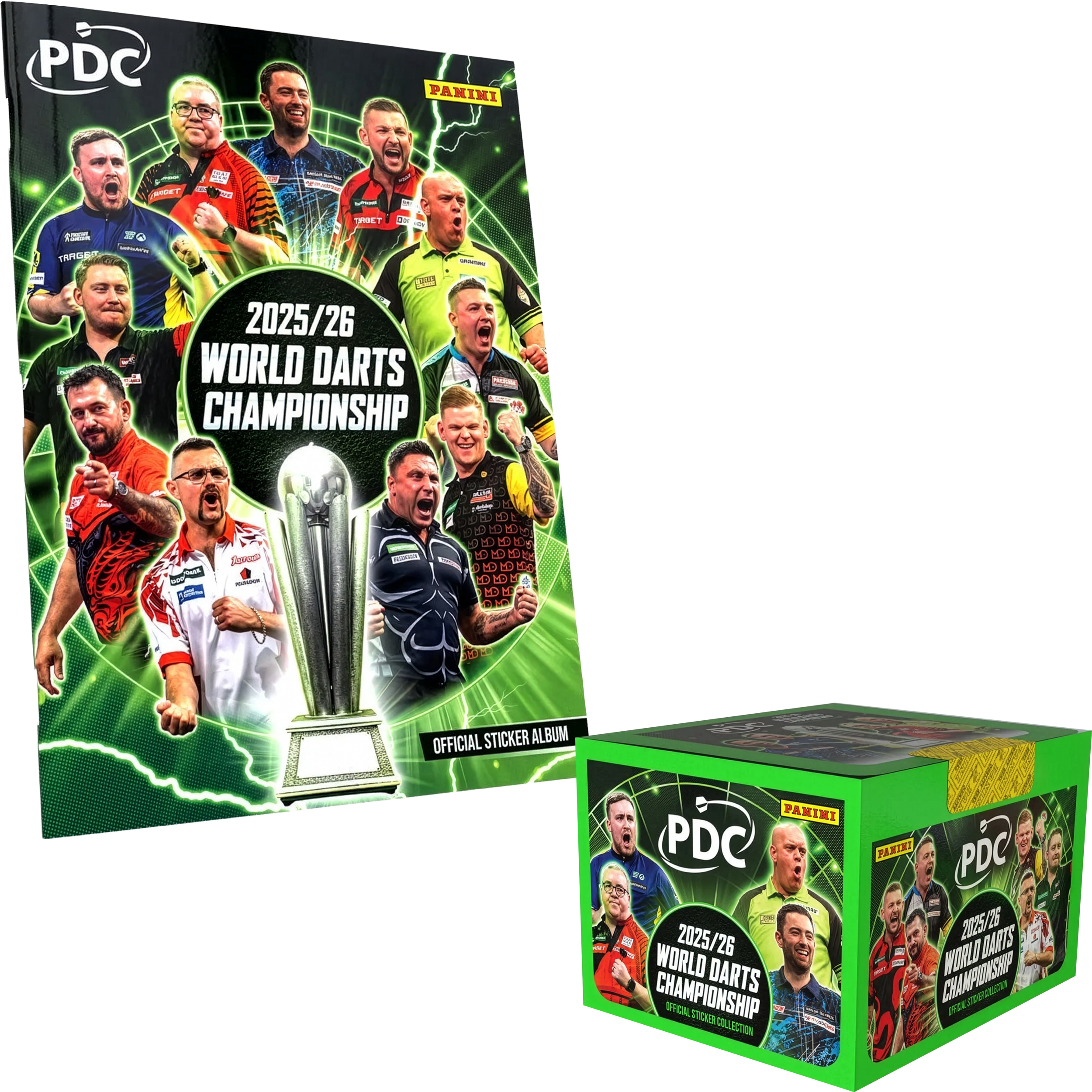 PDC World Darts Championship 2025/26 Sticker - Box-Bundle PDC World Darts Championship 2025/26 Sticker - Box-Bundle