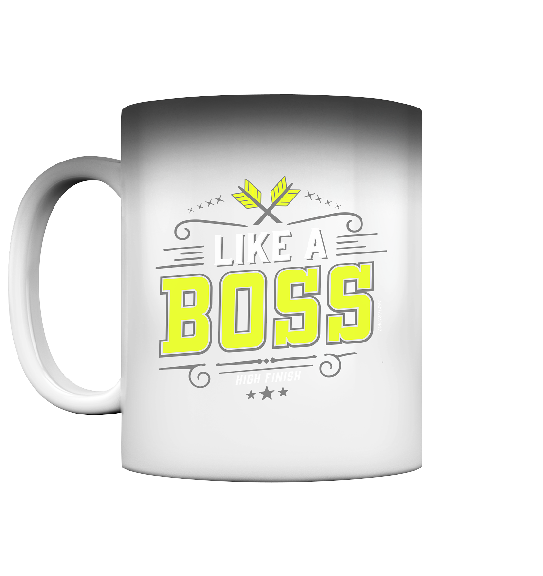 DartSturm - Like a Boss Yellow - Magic Mug