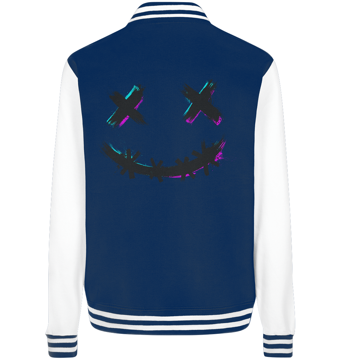 DartSturm - Scary Smile Schwarz - College Jacket DartSturm - Scary Smile Schwarz - College Jacket