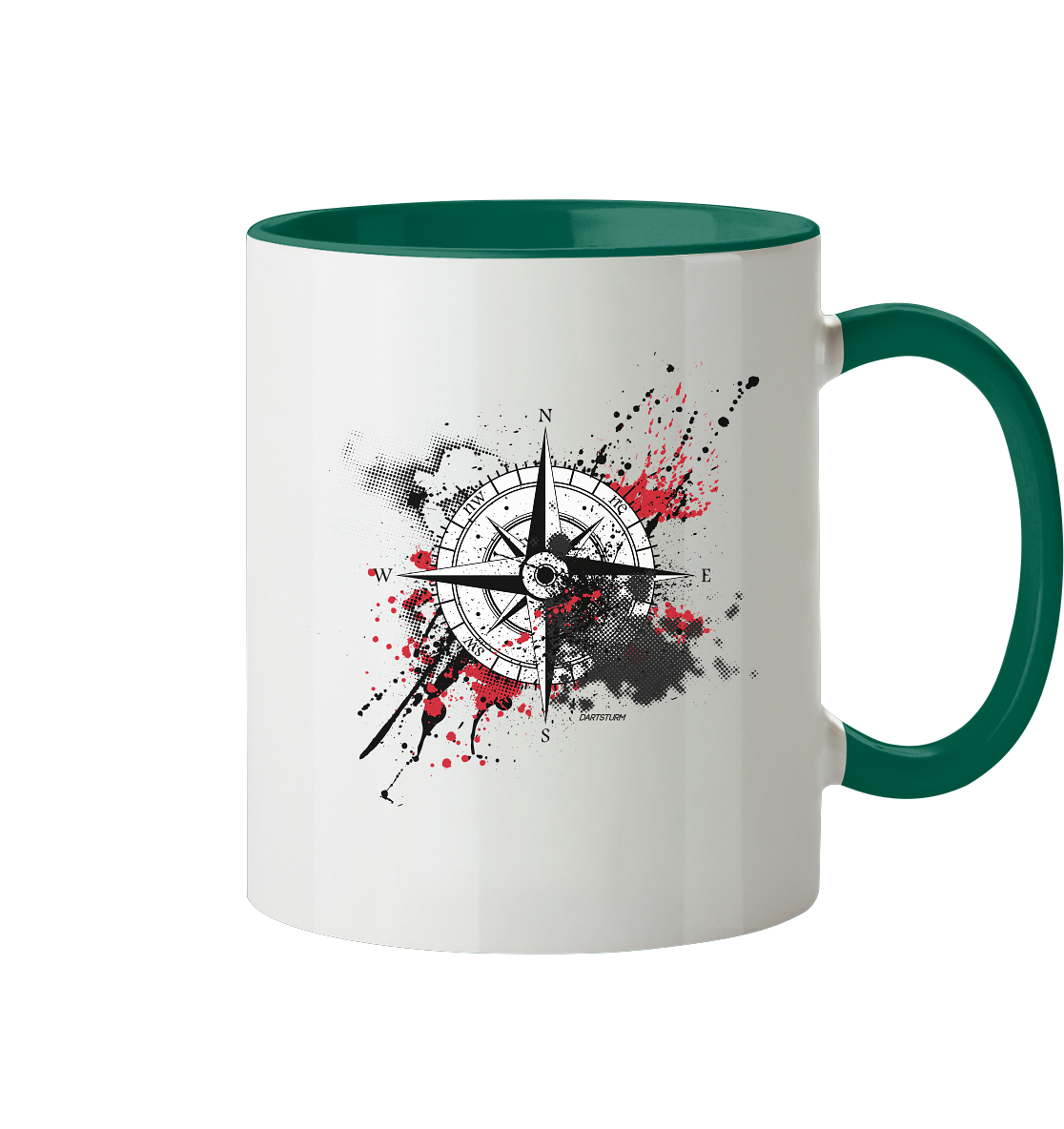 DartSturm - Navigator - Tasse zweifarbig