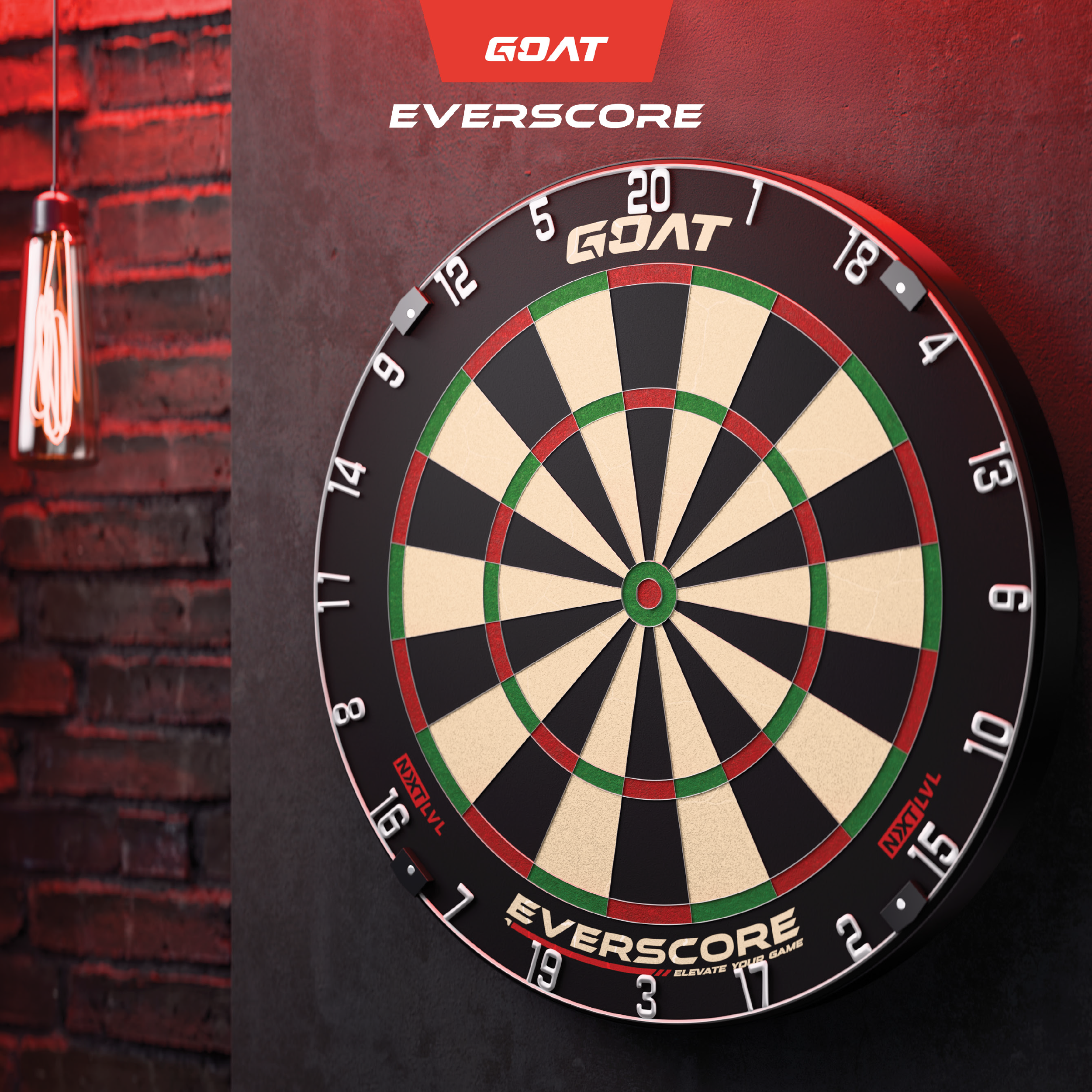 GOAT - Everscore NXT LVL Dartboard GOAT - Everscore NXT LVL Dartboard
