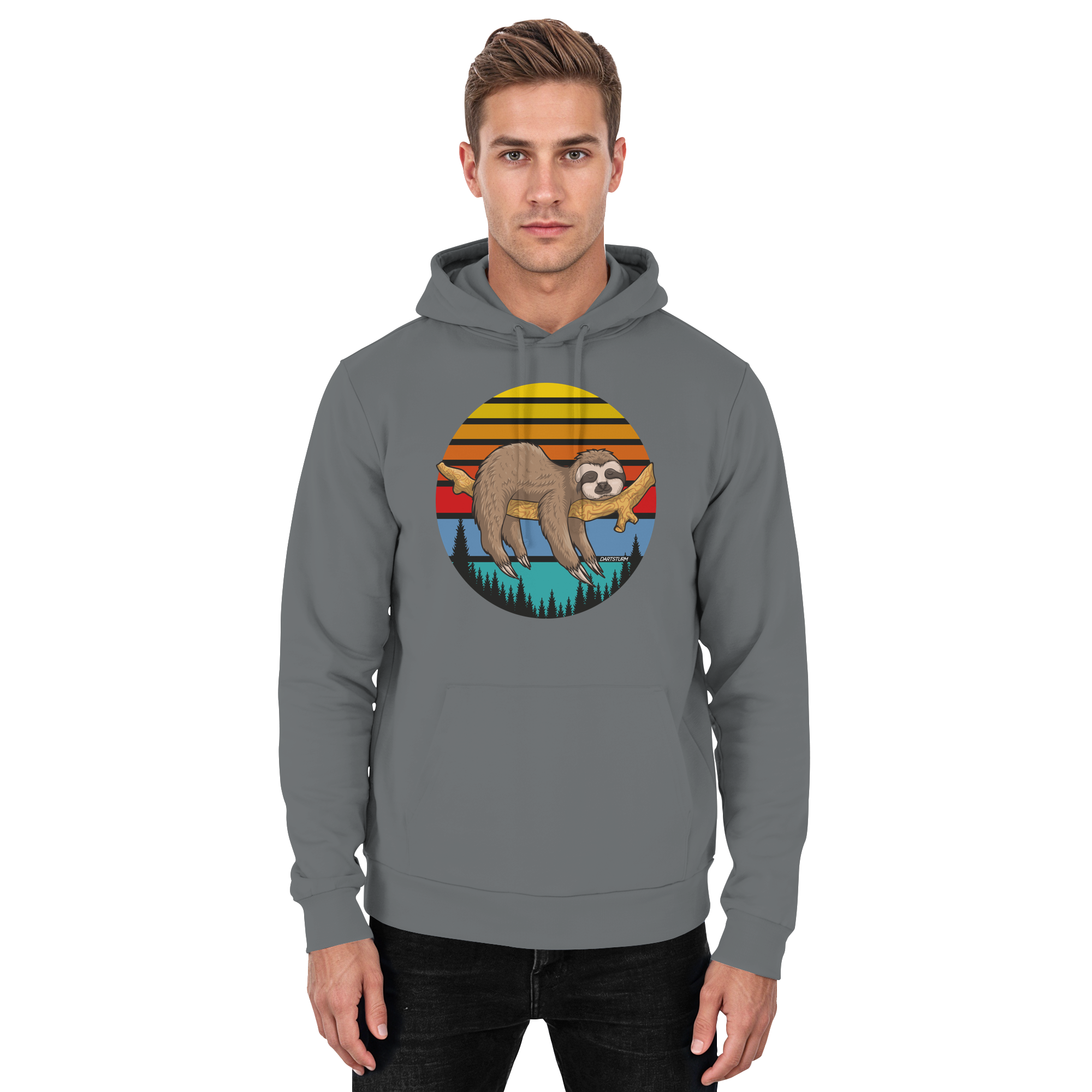 DartSturm - Lazy Sloth - Basic Unisex Hoodie DartSturm - Lazy Sloth - Basic Unisex Hoodie