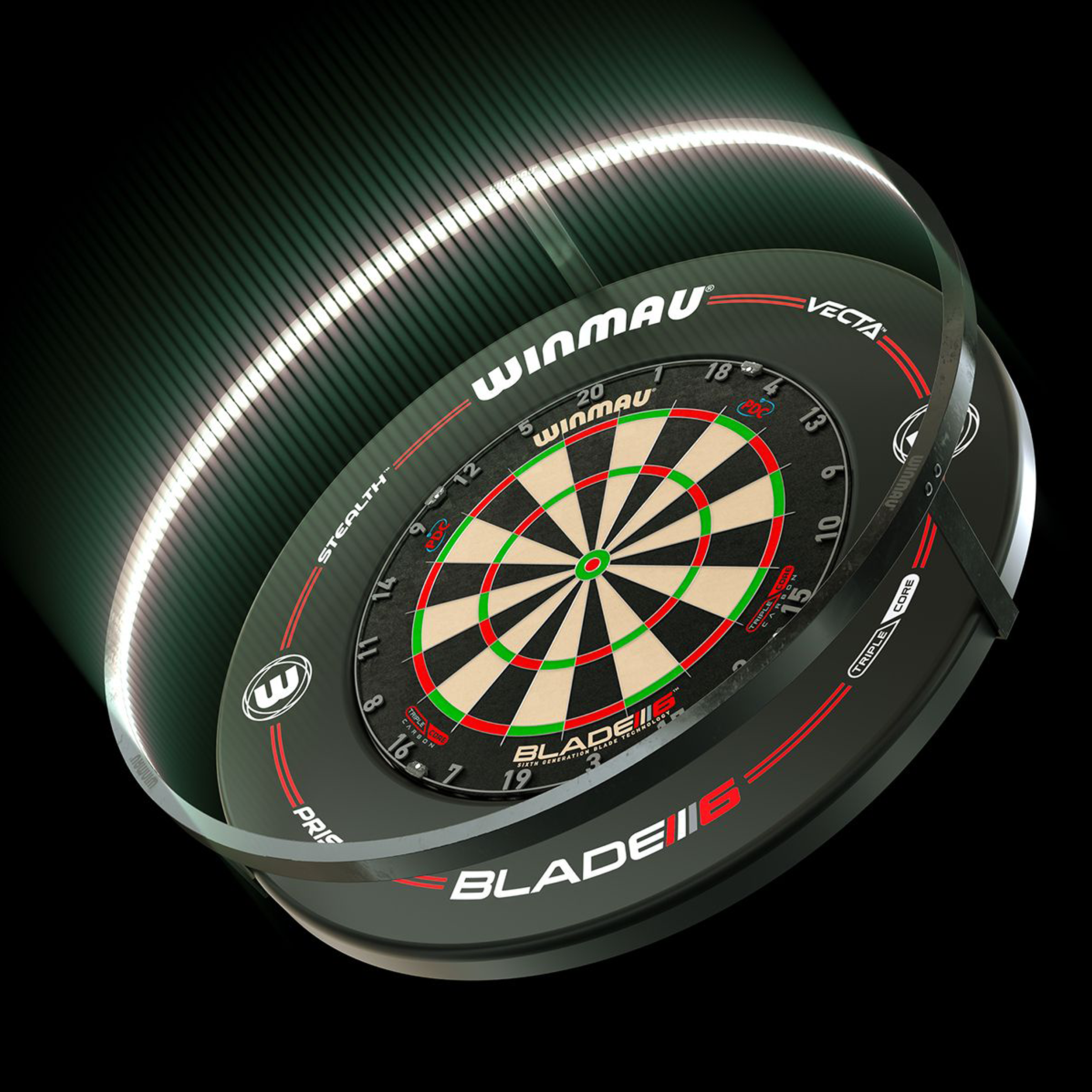 Winmau - Plasma LED Dartboardbeleuchtung Surround Bundle Winmau - Plasma LED Dartboardbeleuchtung Surround Bundle