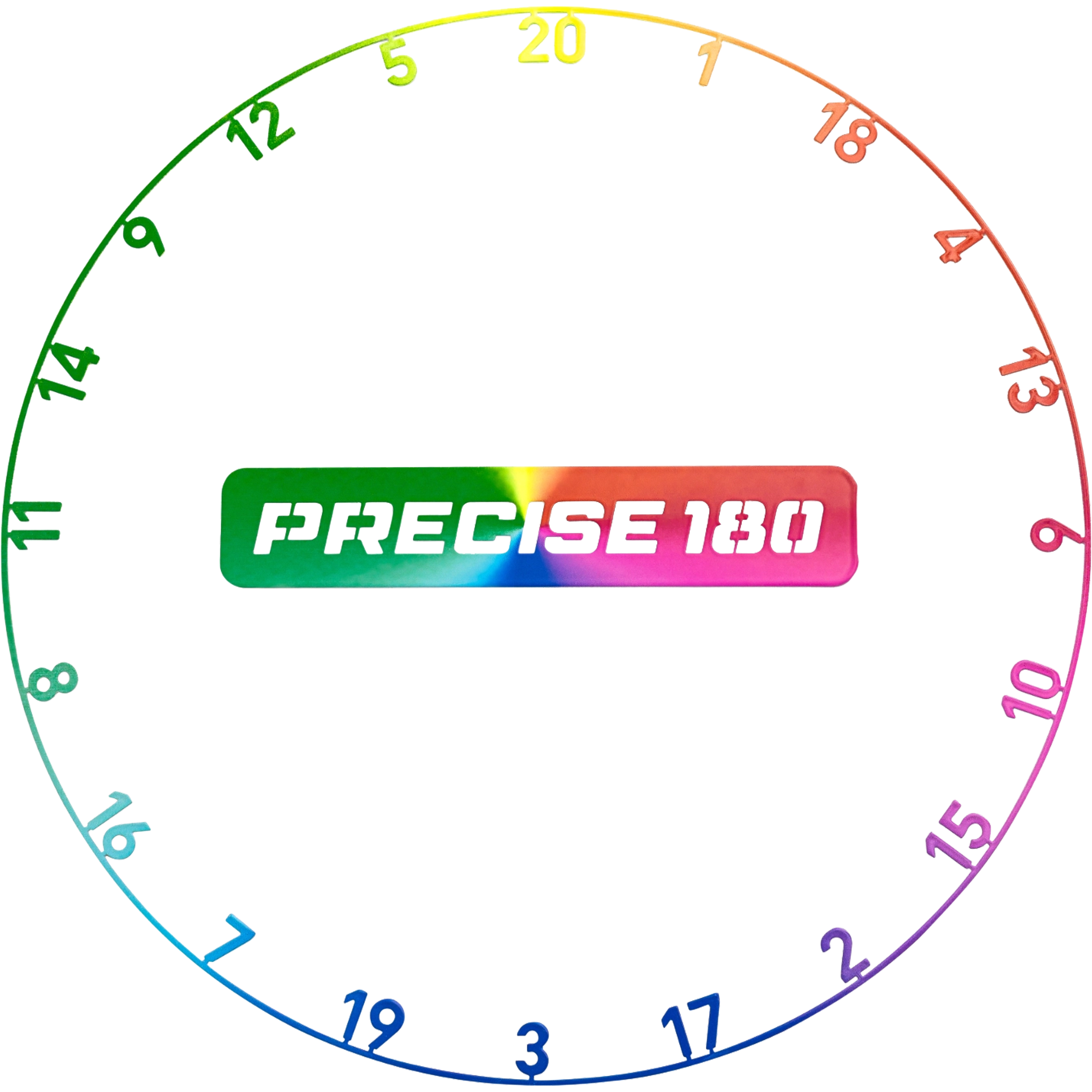 Precise180 - One Piece Lasercut Zahlenring