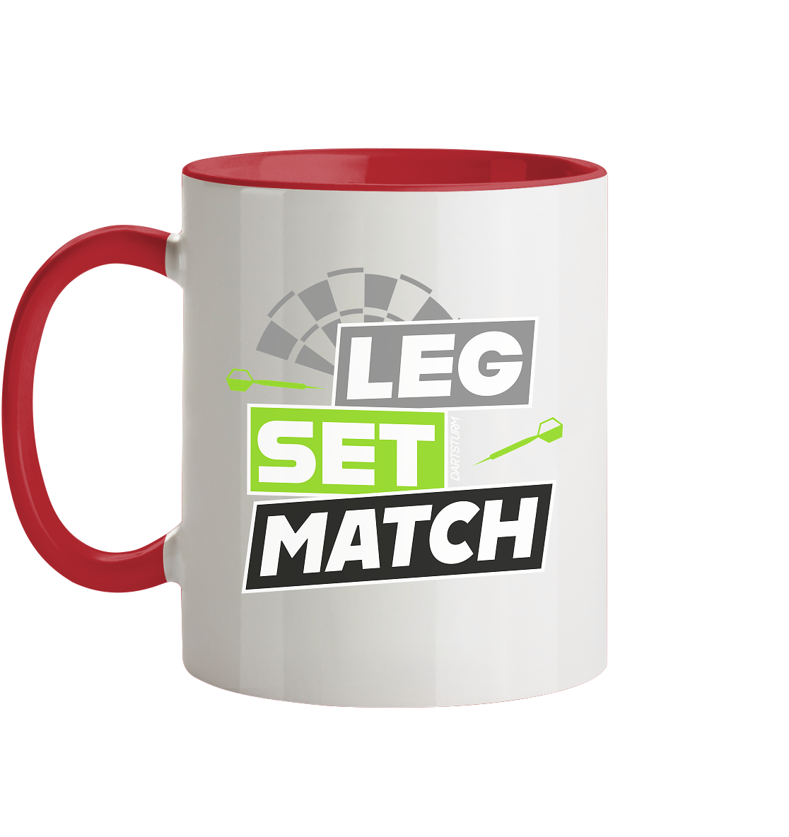 DartSturm - Leg Set Match - Tasse zweifarbig