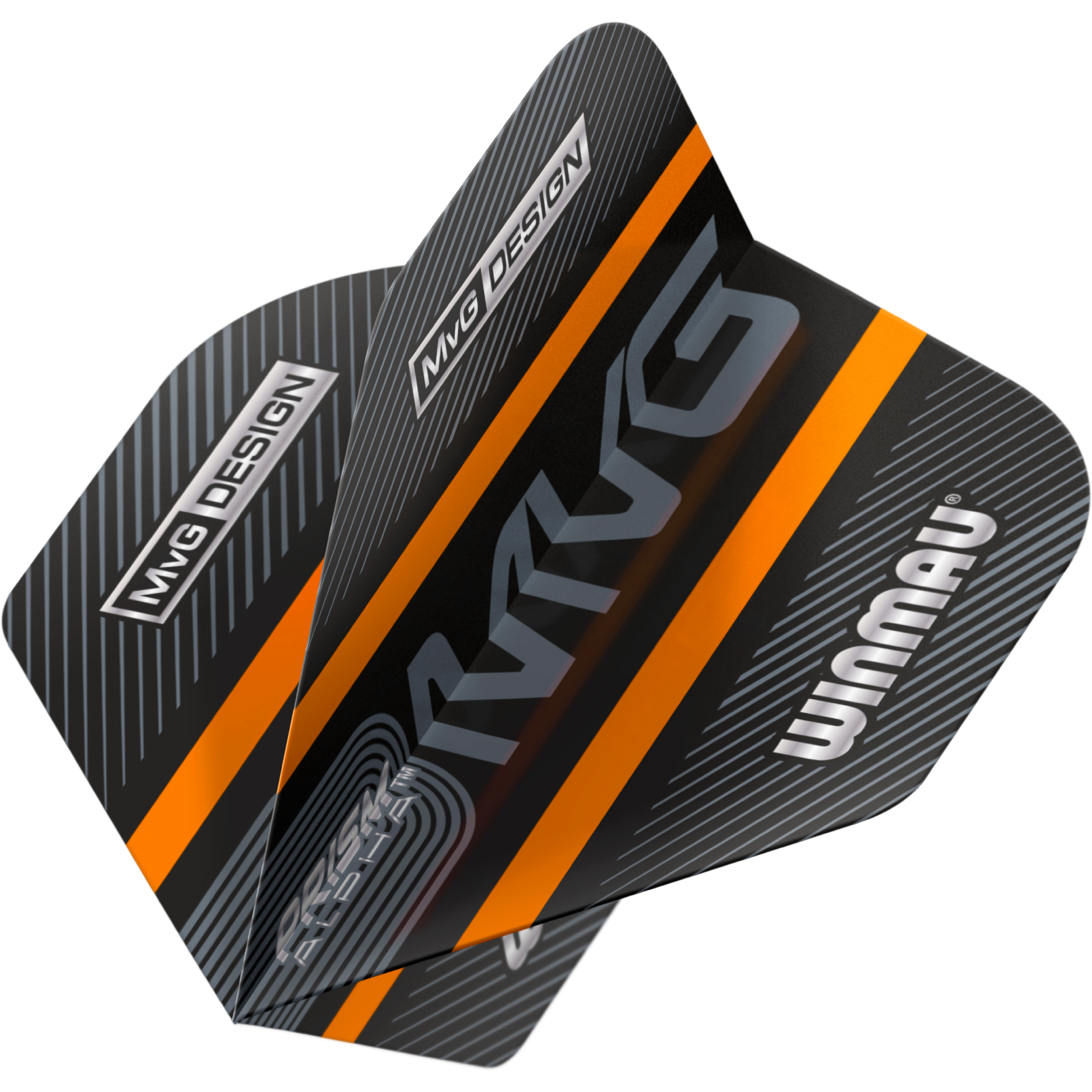 Winmau-Michael-van-Gerwen-Logo-Stripe-Flight-Standard-Orange-Dynamisch Winmau - Michael van Gerwen Logo Stripe Flight - Standard