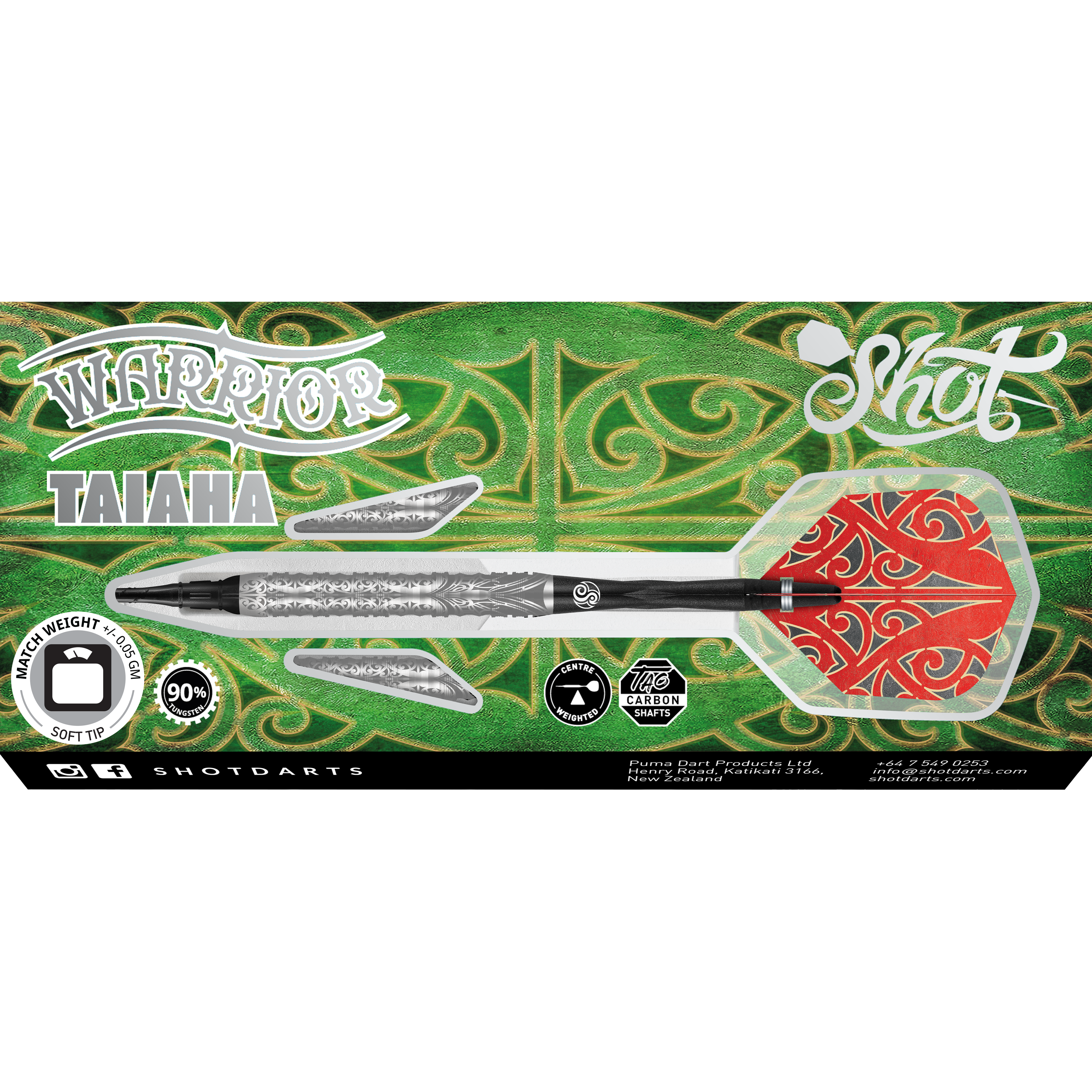 Shot - Warrior Taiaha - Softdart Shot - Warrior Taiaha - Softdart