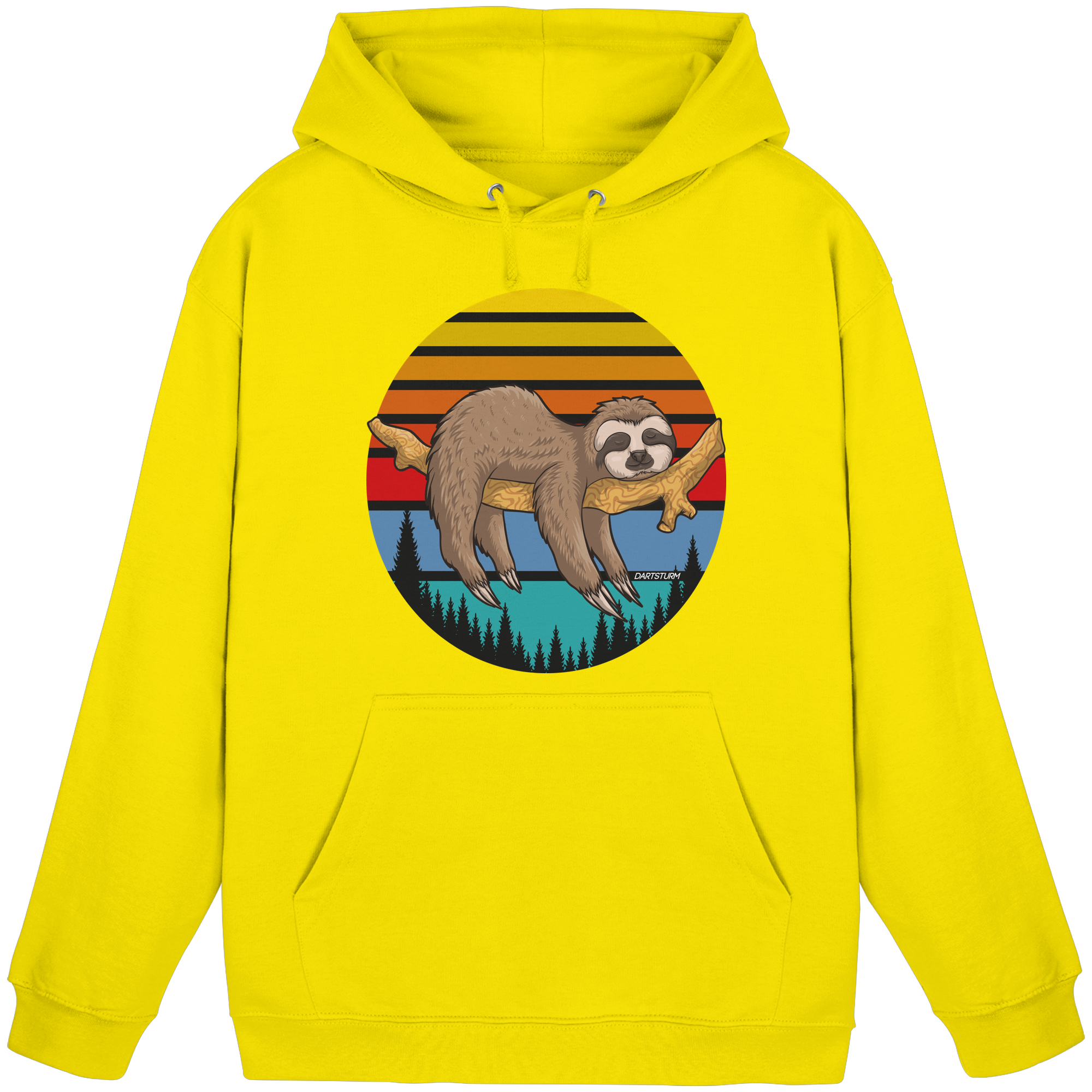 DartSturm - Lazy Sloth - Basic Unisex Hoodie DartSturm - Lazy Sloth - Basic Unisex Hoodie