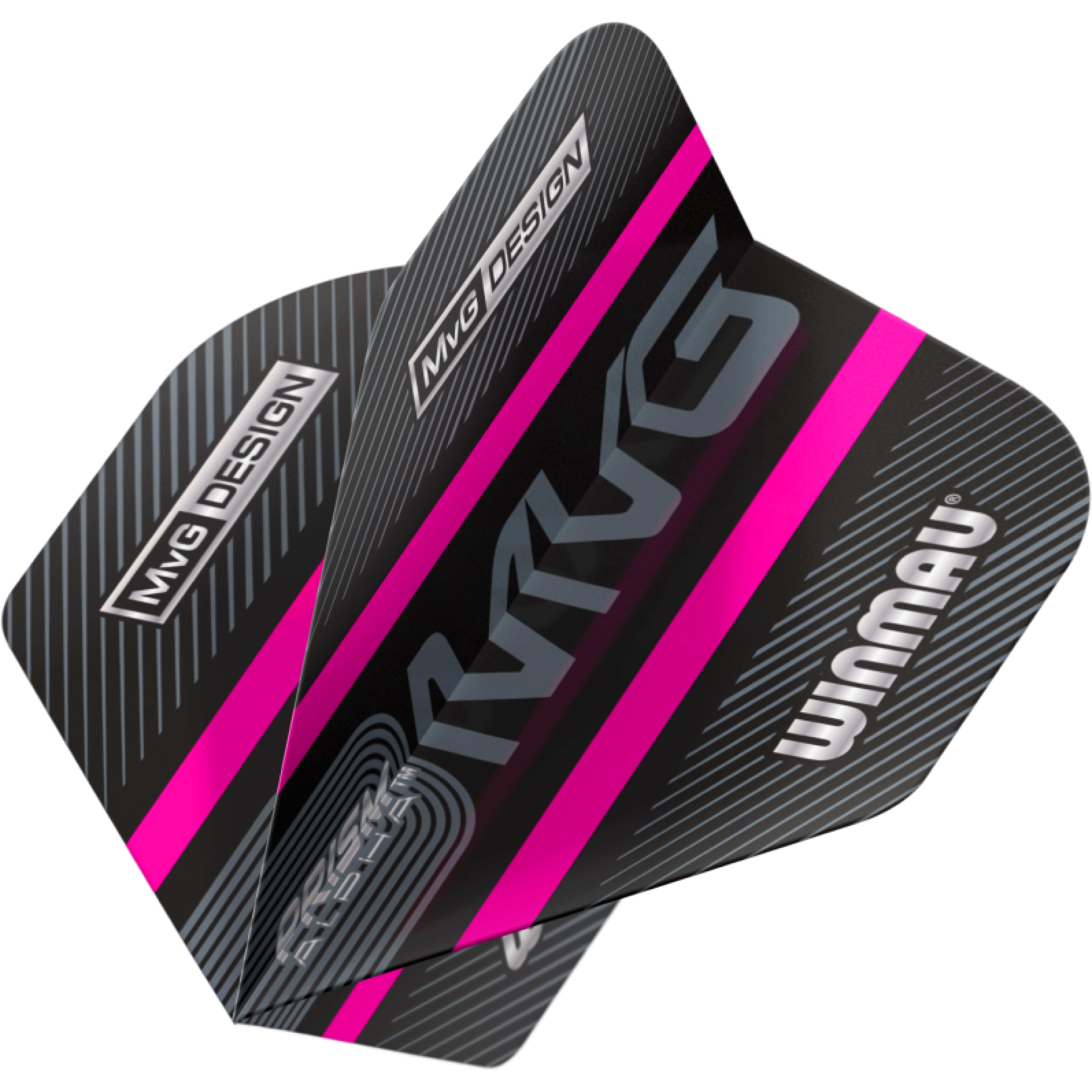 Winmau-Michael-van-Gerwen-Logo-Stripe-Flight-Standard-Lila-Dynamisch Winmau - Michael van Gerwen Logo Stripe Flight - Standard