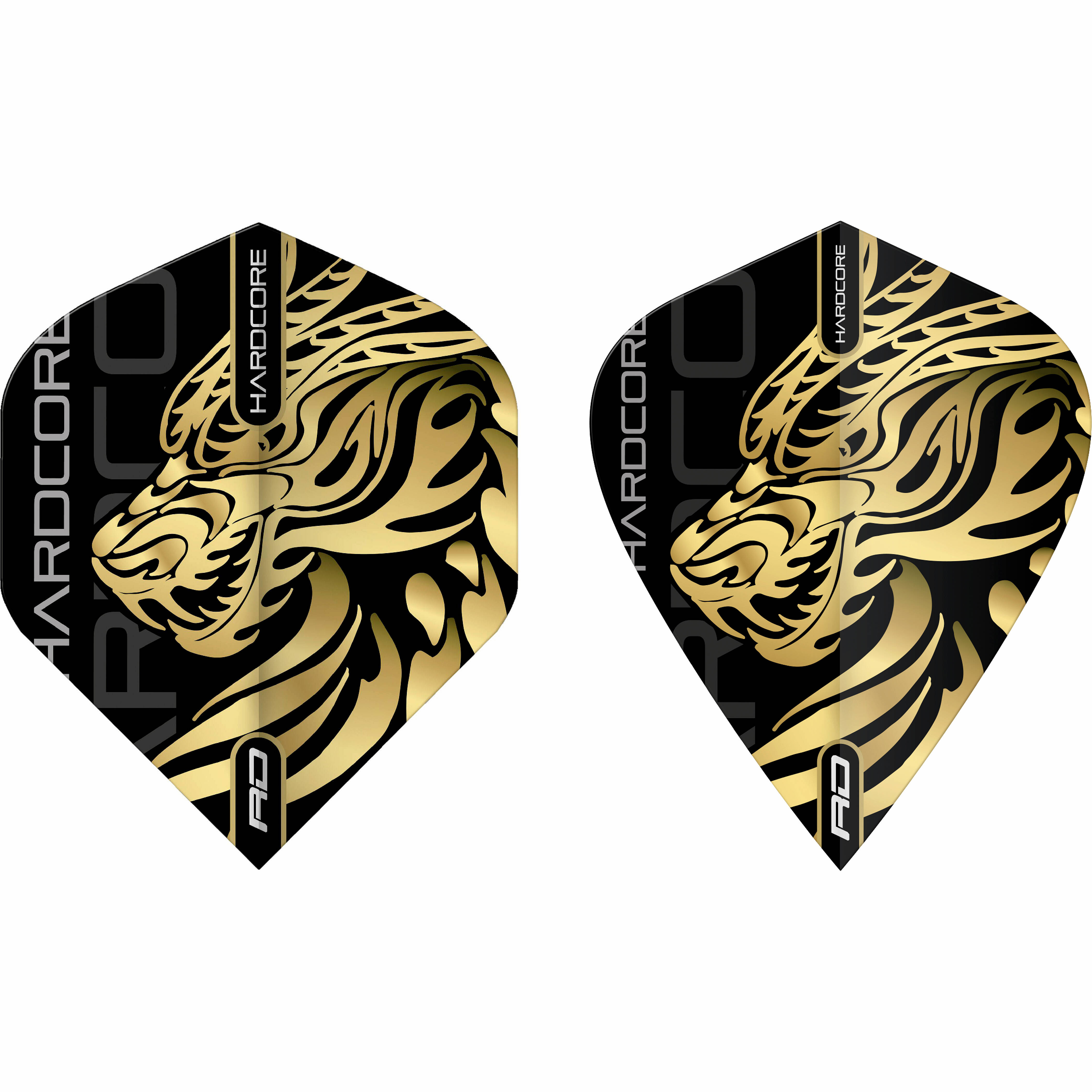 Red-Dragon-Hardcore-Jonny-Clayton-Gold-Dartflight Red Dragon - Hardcore Jonny Clayton Gold Flight - Standard