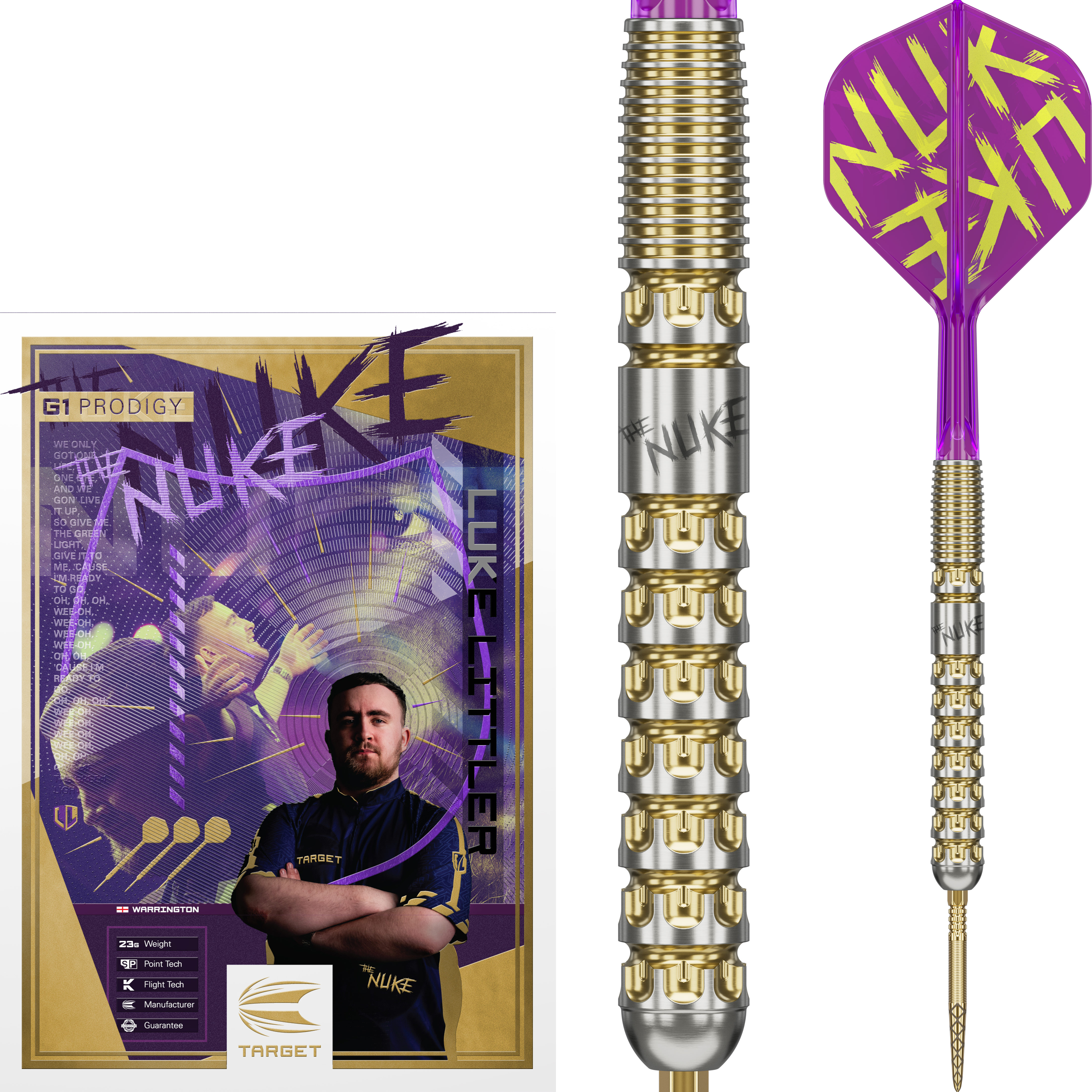 Target - Swiss Point - Luke Littler G1 Prodigy - Steeldart Target - Swiss Point - Luke Littler G1 Prodigy - Steeldart