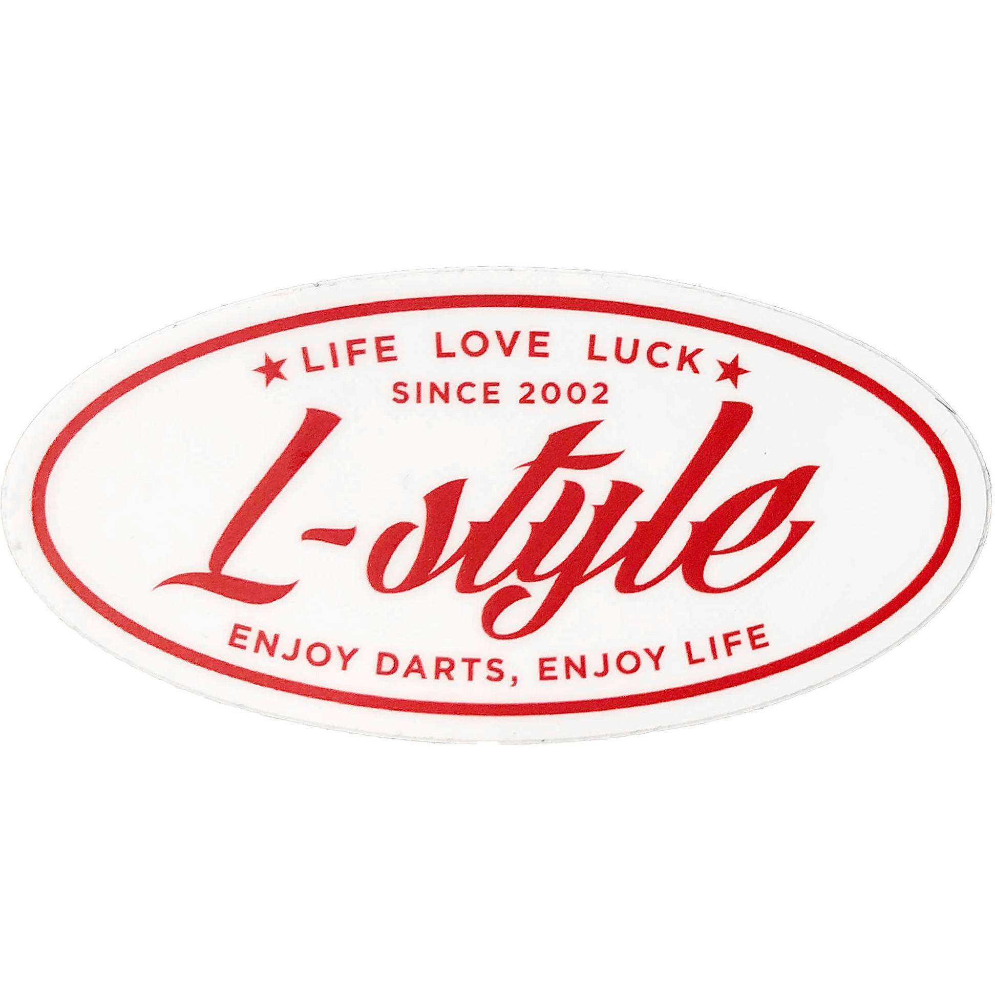L-Style-Aufkleber-Weiss-Rot L-Style - Aufkleber