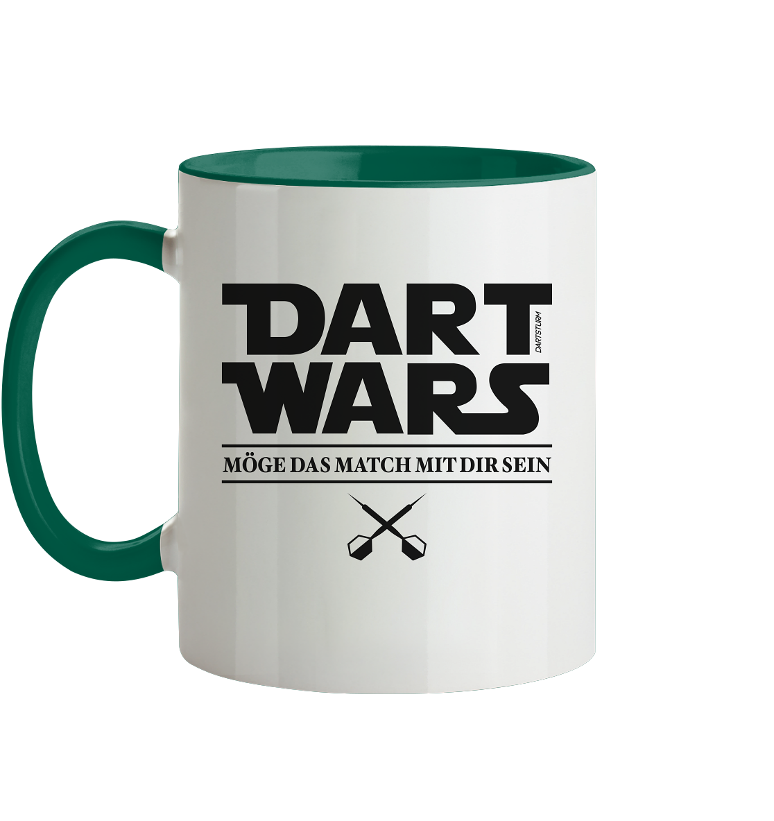 DartSturm - Dart Wars Schwarz - Tasse zweifarbig DartSturm - Dart Wars Schwarz - Tasse zweifarbig