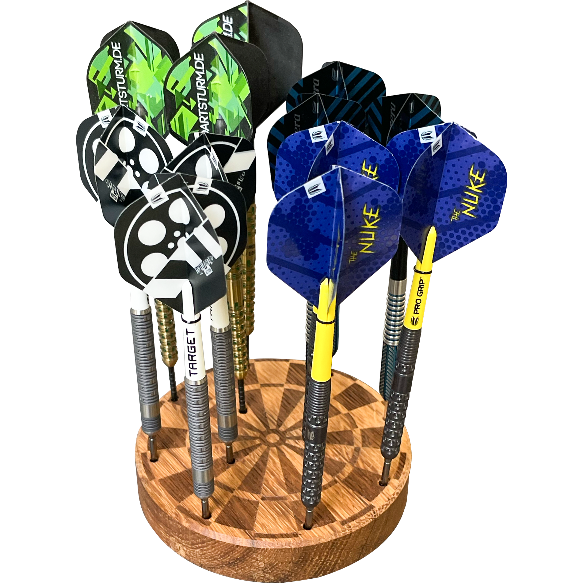 DartSturm - Puckdartständer - Dartscheibe - 12-Fach DartSturm - Puckdartständer - Dartscheibe - 12-Fach