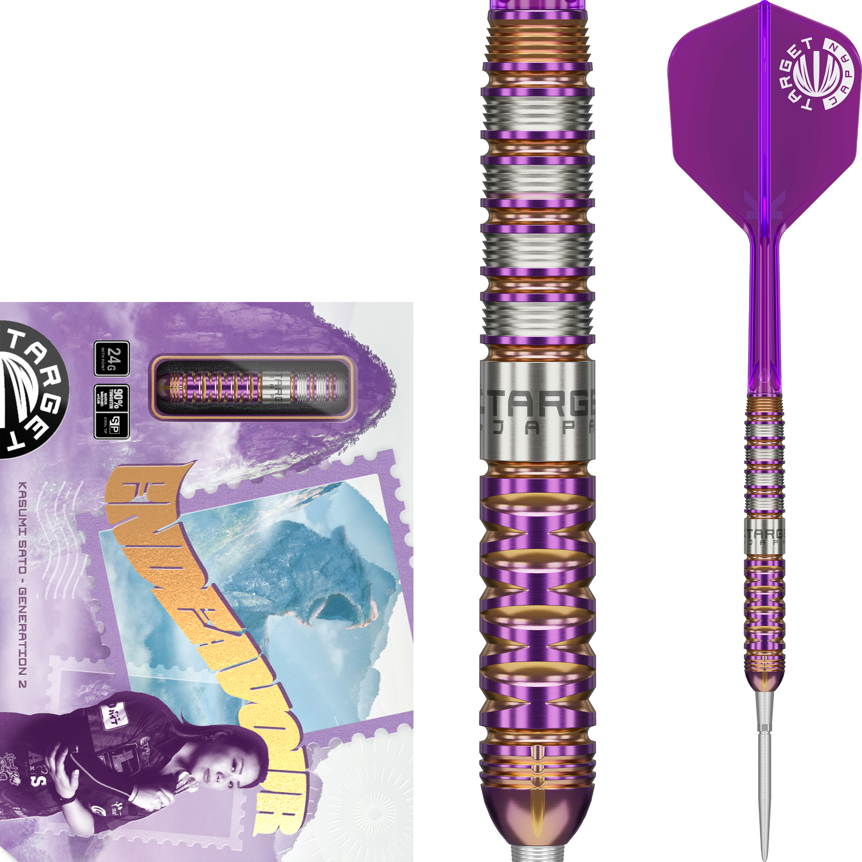 B-Ware | Target Japan - Swiss Point - Kasumi Sato GEN 2 - Steeldart B-Ware | Target Japan - Swiss Point - Kasumi Sato GEN 2 - Steeldart