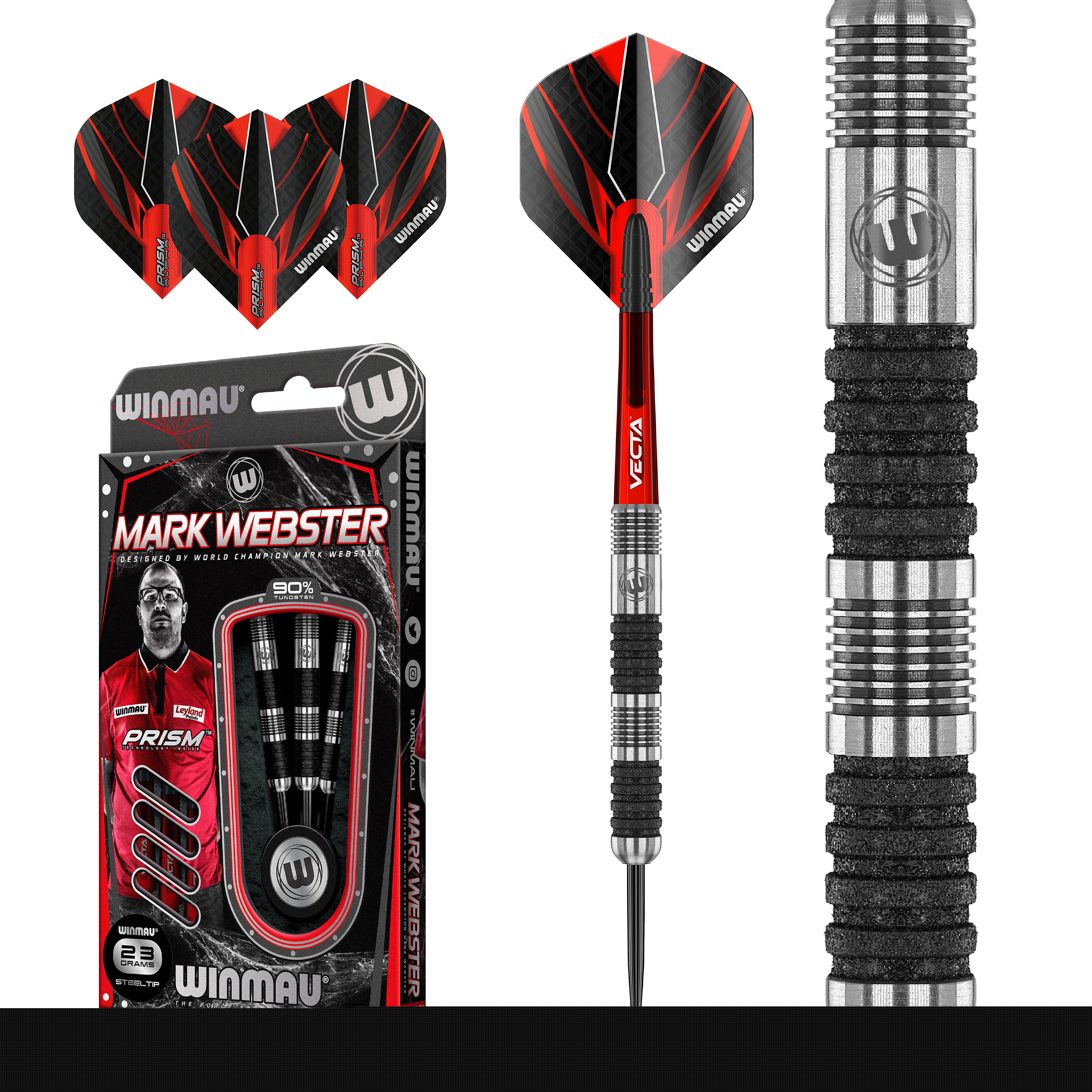 Winmau-Mark-Webster-Diamond-Steeldart-Collage Winmau - Mark Webster Diamond - Steeldart