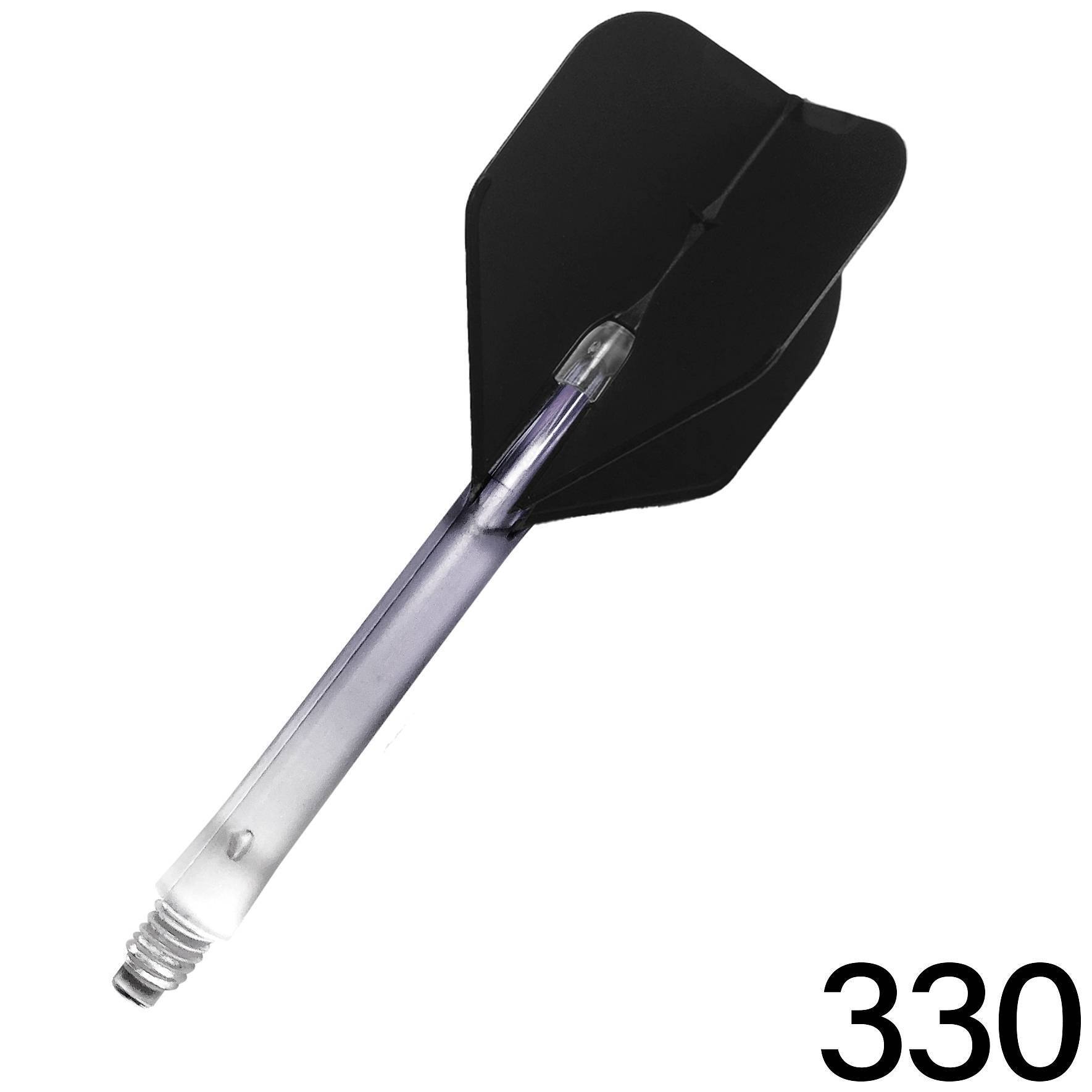 L-Style - L-Shaft Lock Straight N9 TwinColor - Transparent Schwarz