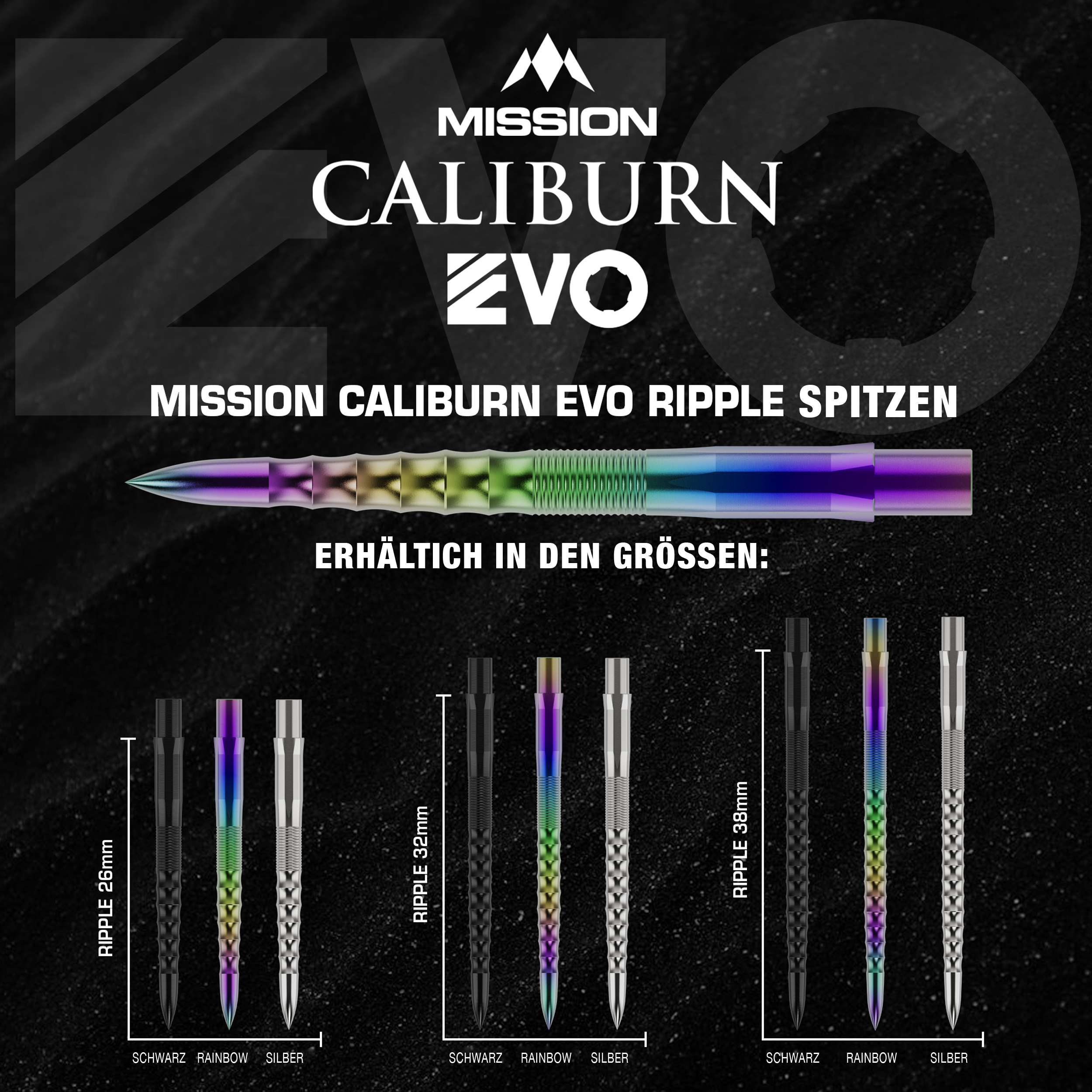 Mission - Caliburn - EVO Ripple - Silber
