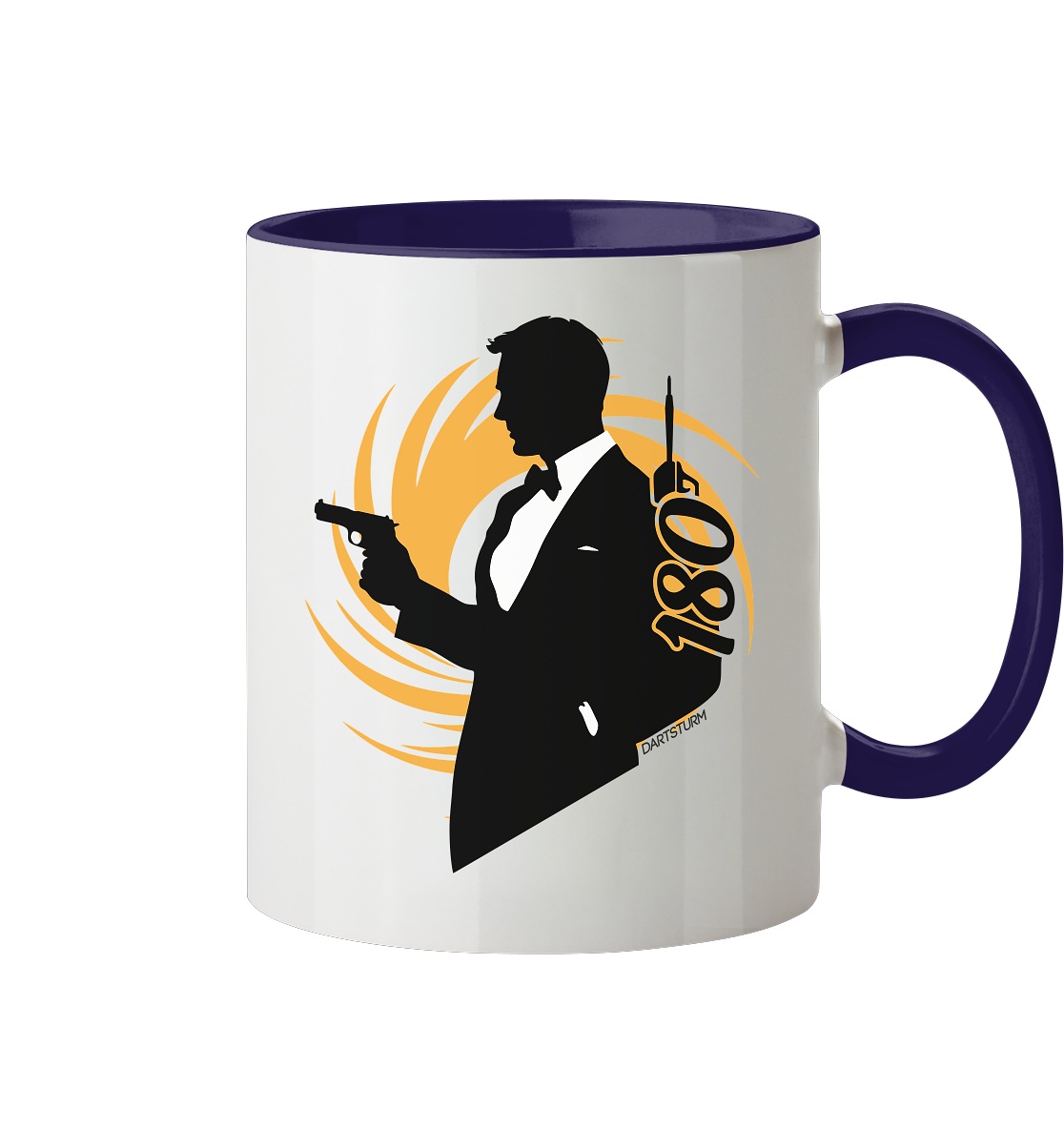 DartSturm - Dart Agent - Tasse zweifarbig
