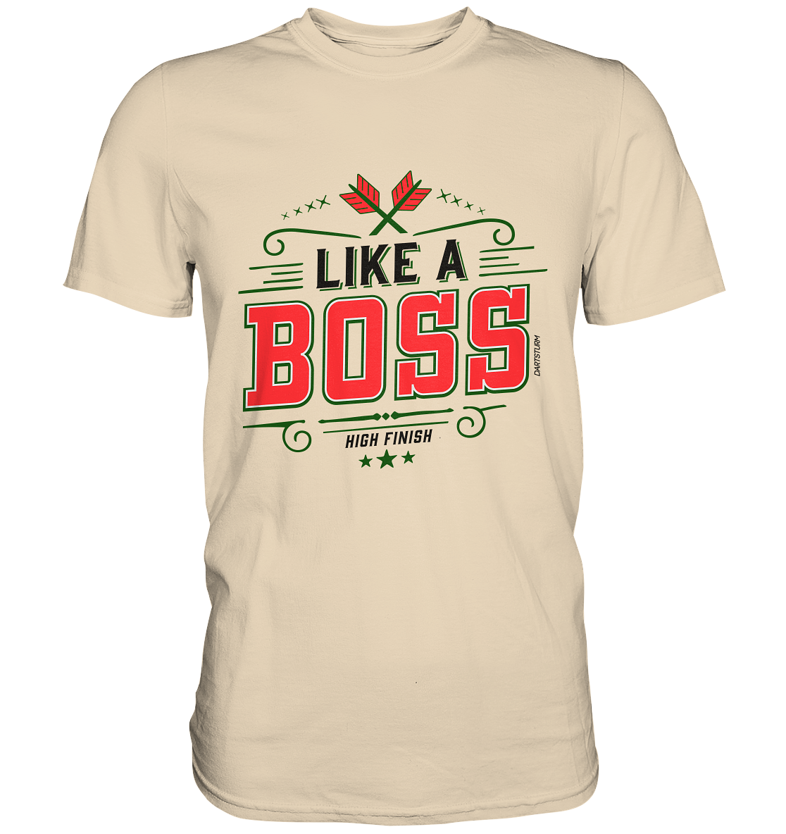 DartSturm - Like a Boss Red - Premium Shirt