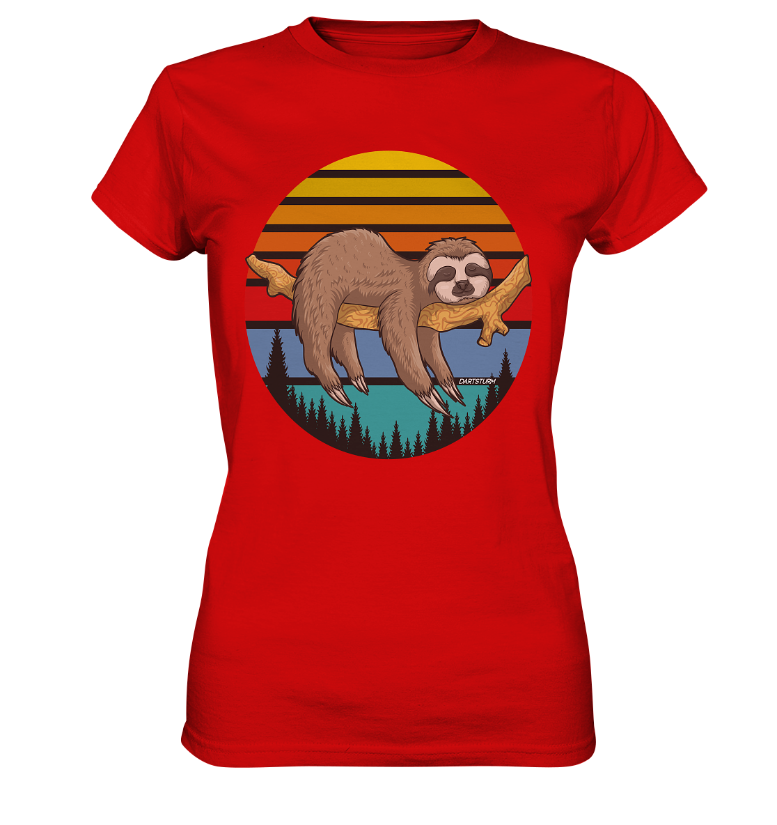 DartSturm - Lazy Sloth - Ladies Premium Shirt