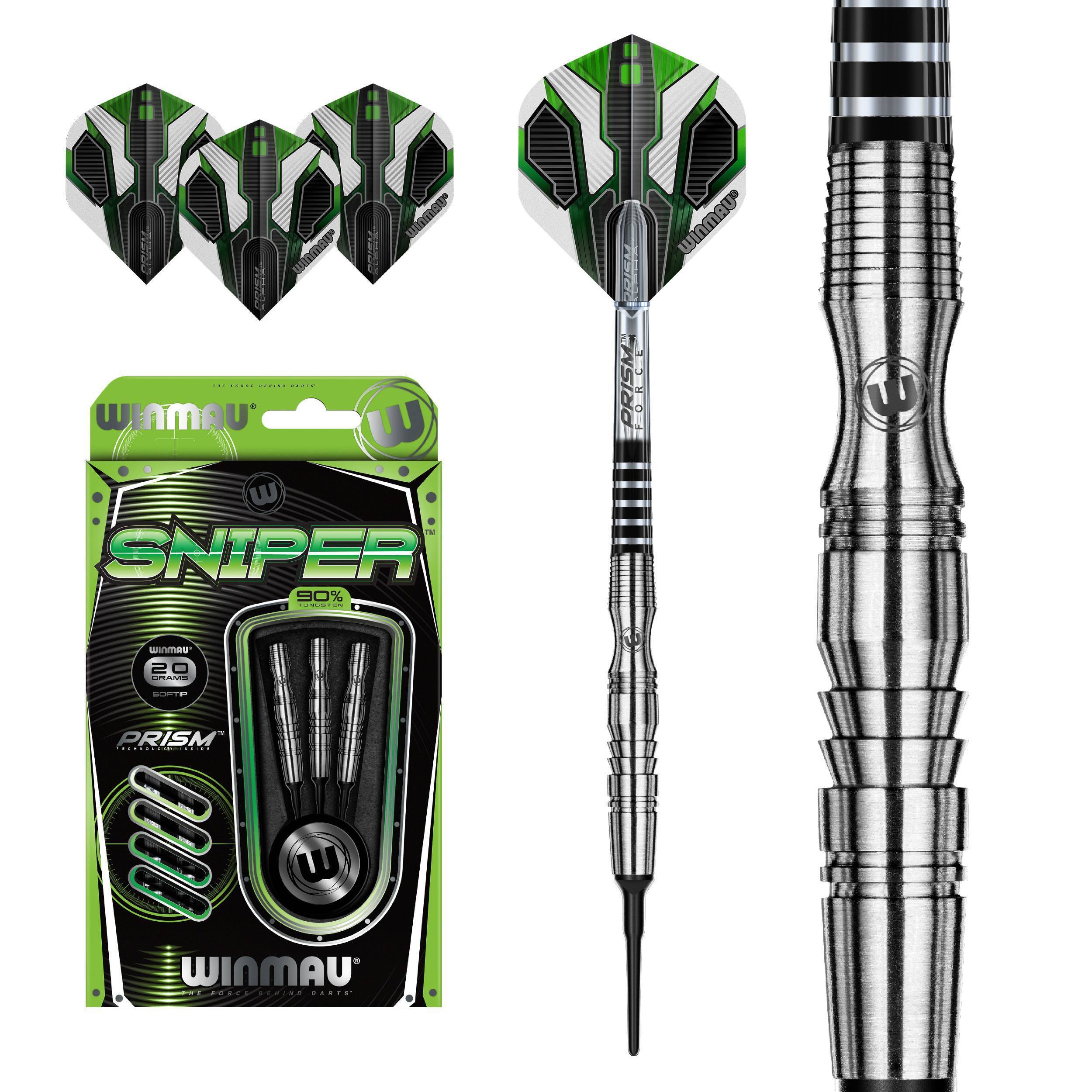 Winmau-Sniper-Typ-A-Softdart-Collage Winmau - Sniper Typ A - Softdart