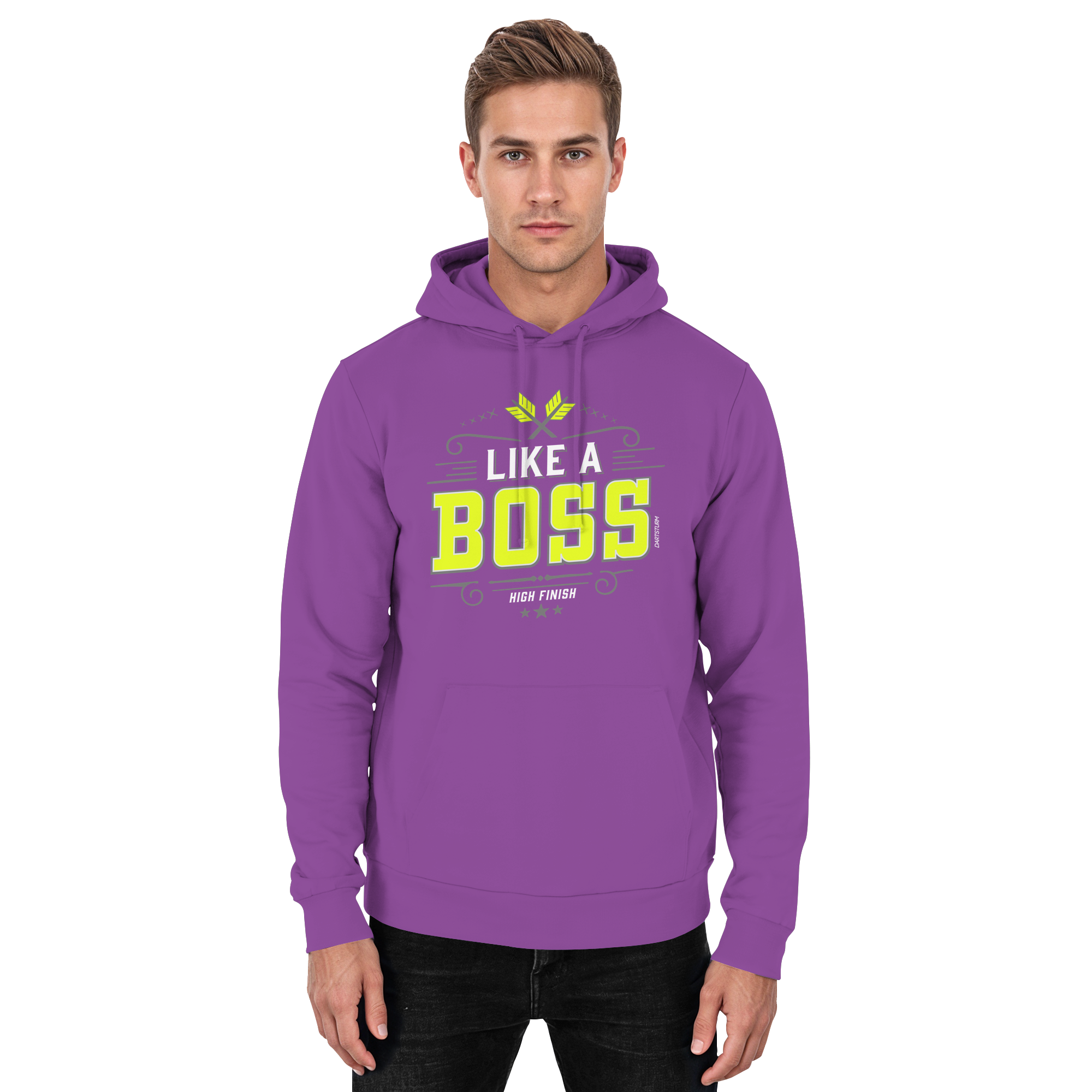 DartSturm - Like a Boss Yellow - Basic Unisex Hoodie