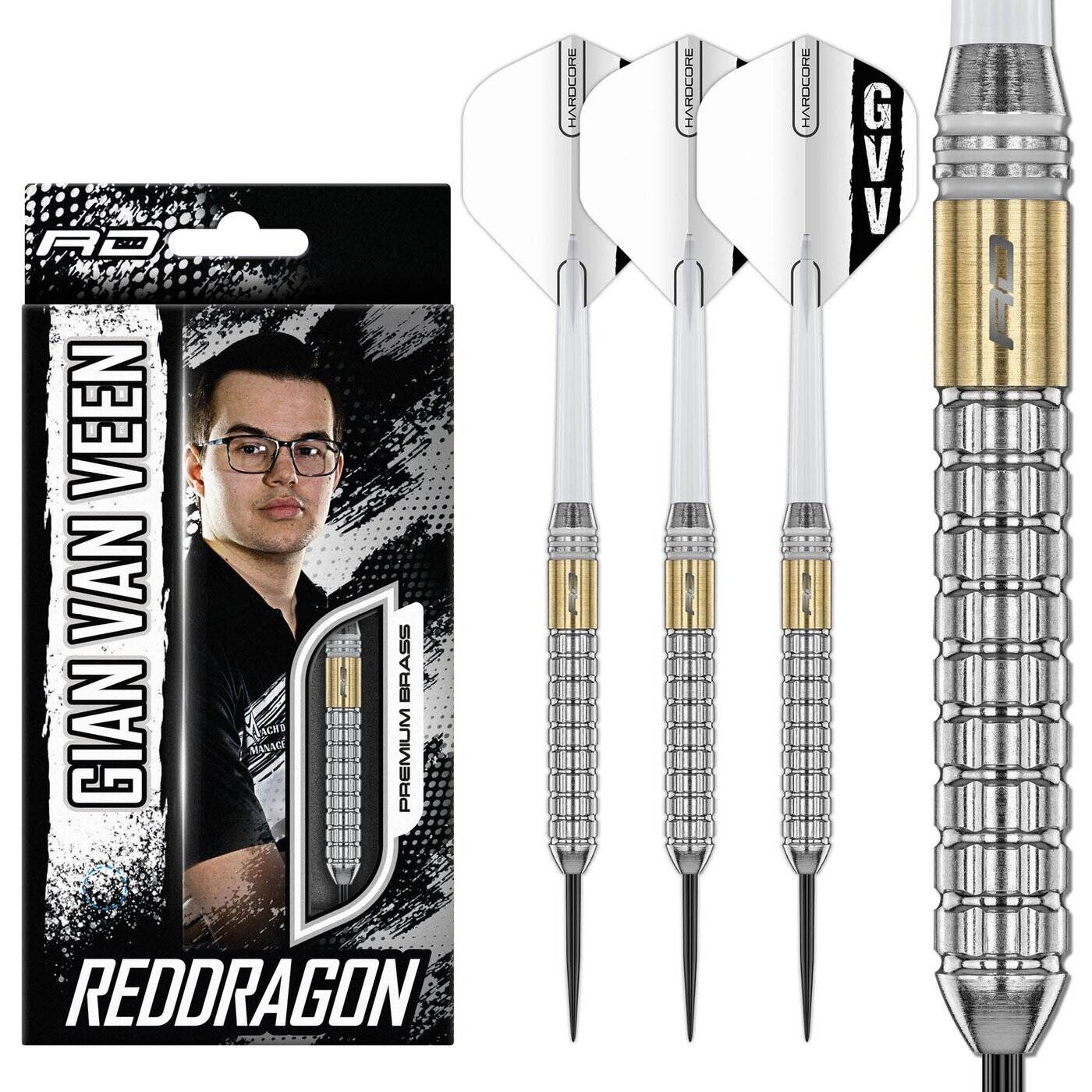 Red Dragon - Gian van Veen SE Brass - Steeldart Red Dragon - Gian van Veen SE Brass - Steeldart