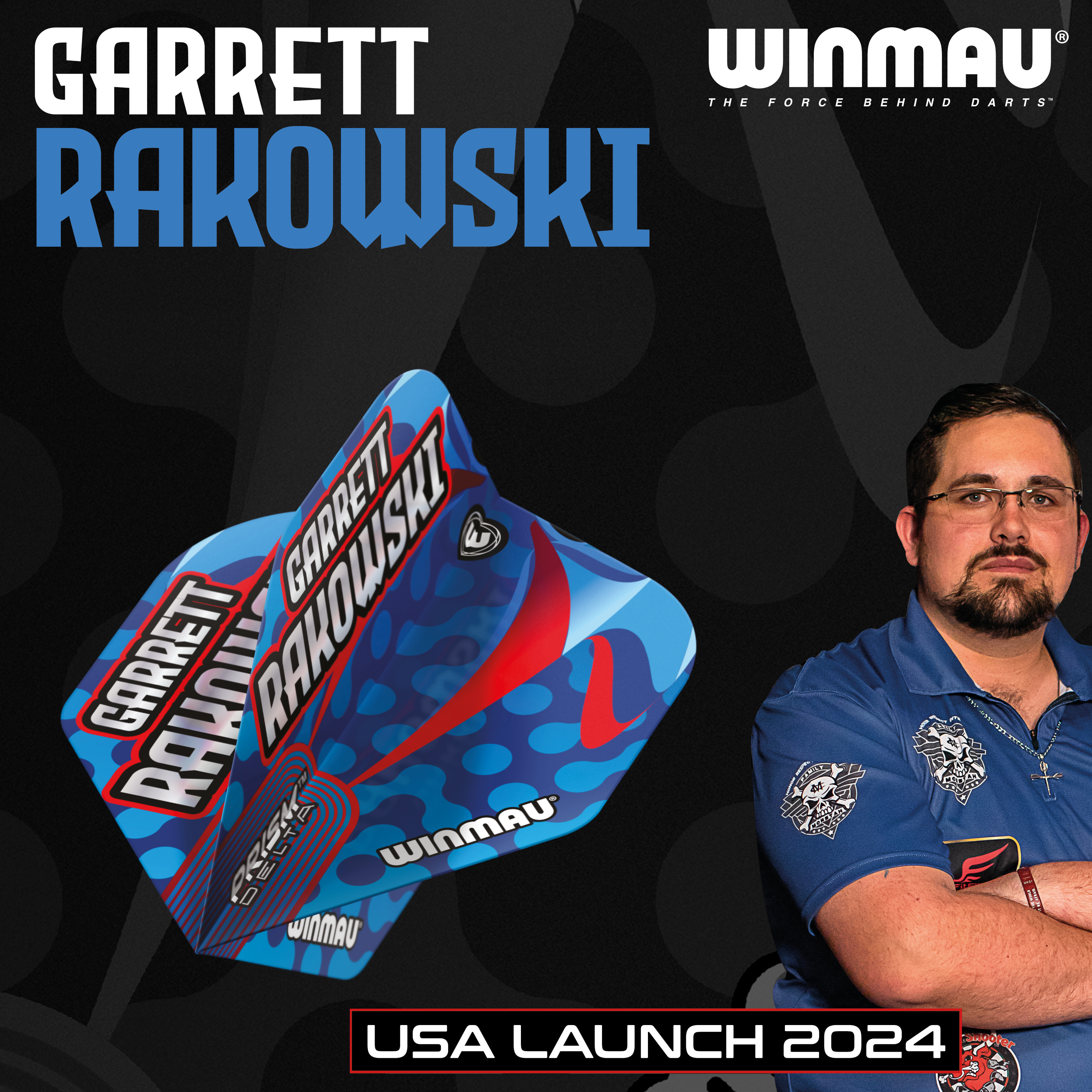 Winmau - Prism Delta - Garrett Rakowski Flight - Standard Winmau - Prism Delta - Garrett Rakowski Flight - Standard