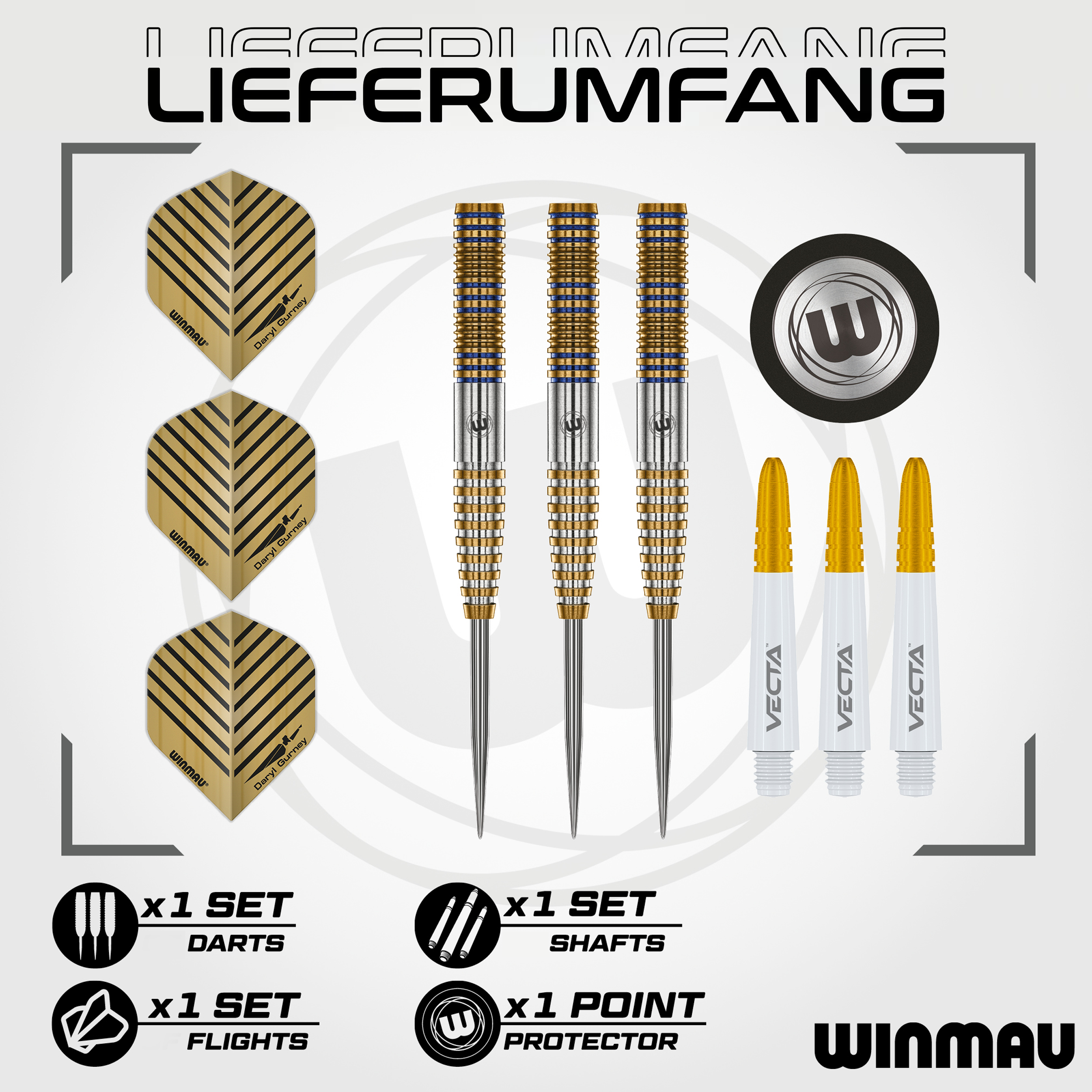 Winmau - Daryl Gurney Signature Edition - Steeldart Winmau - Daryl Gurney Signature Edition - Steeldart