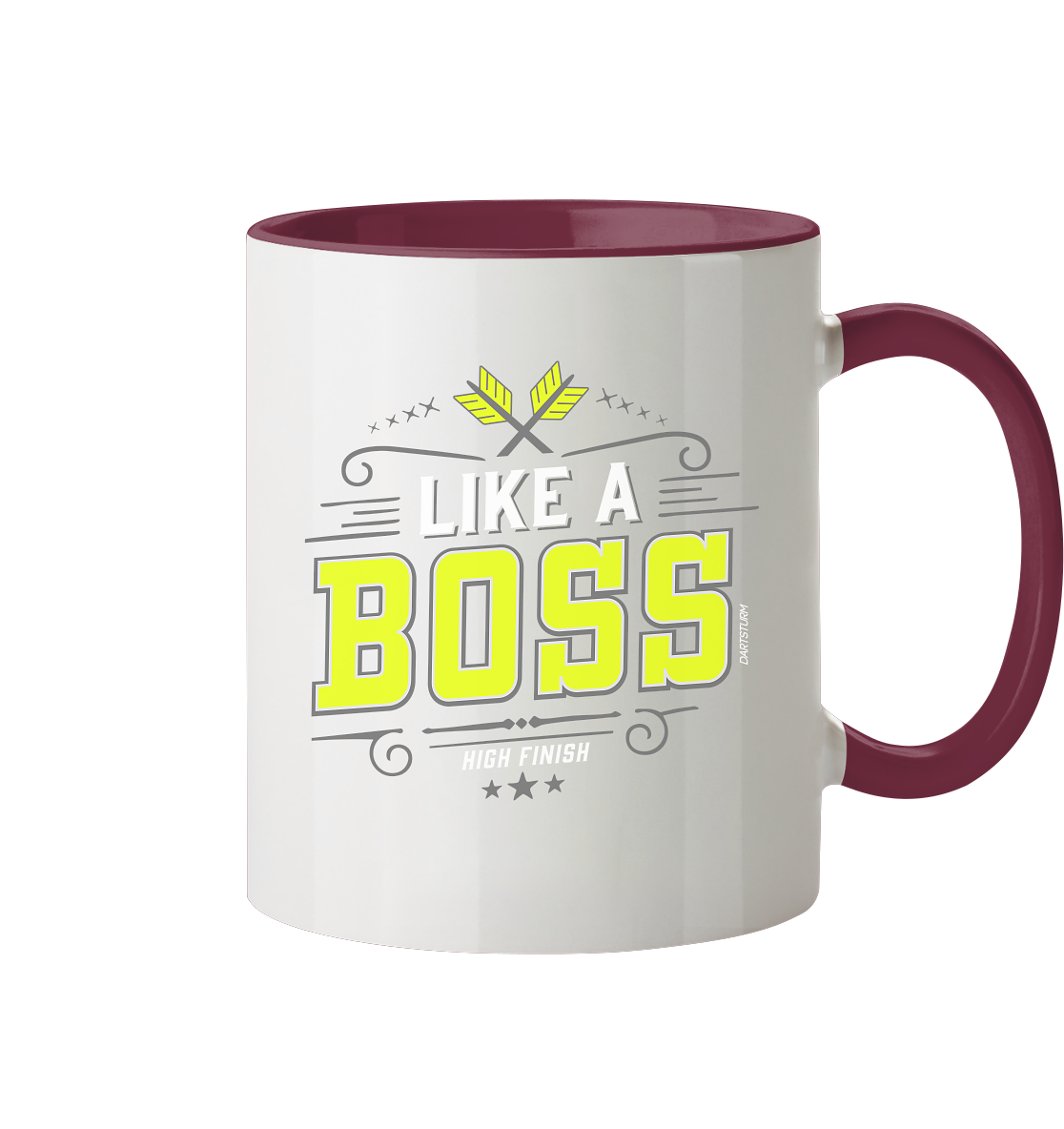 DartSturm - Like a Boss Yellow - Tasse zweifarbig
