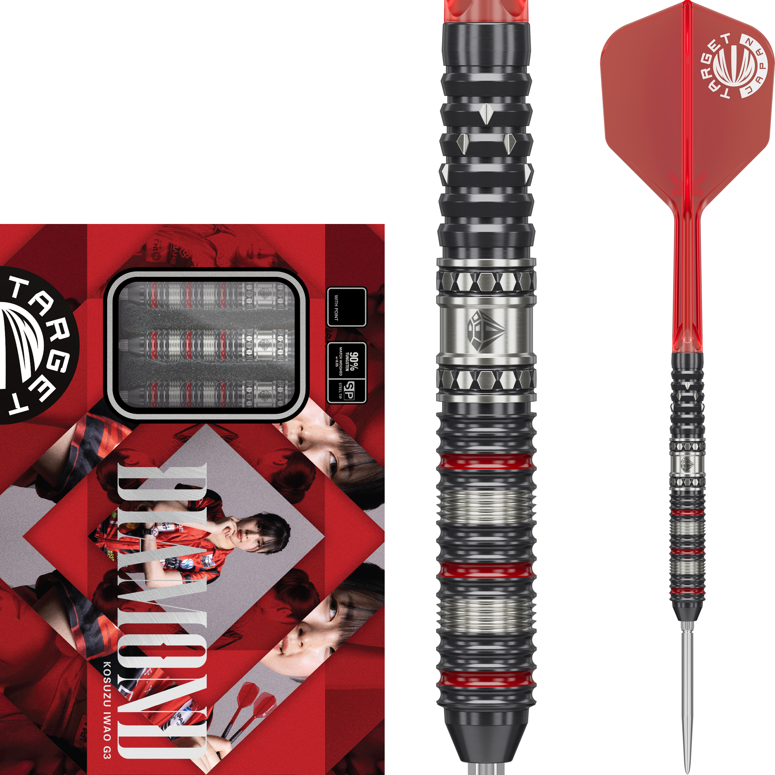 Target Japan - Swiss Point - Kosuzu Iwao Gen 3 - Steeldart Target Japan - Swiss Point - Kosuzu Iwao Gen 3 - Steeldart
