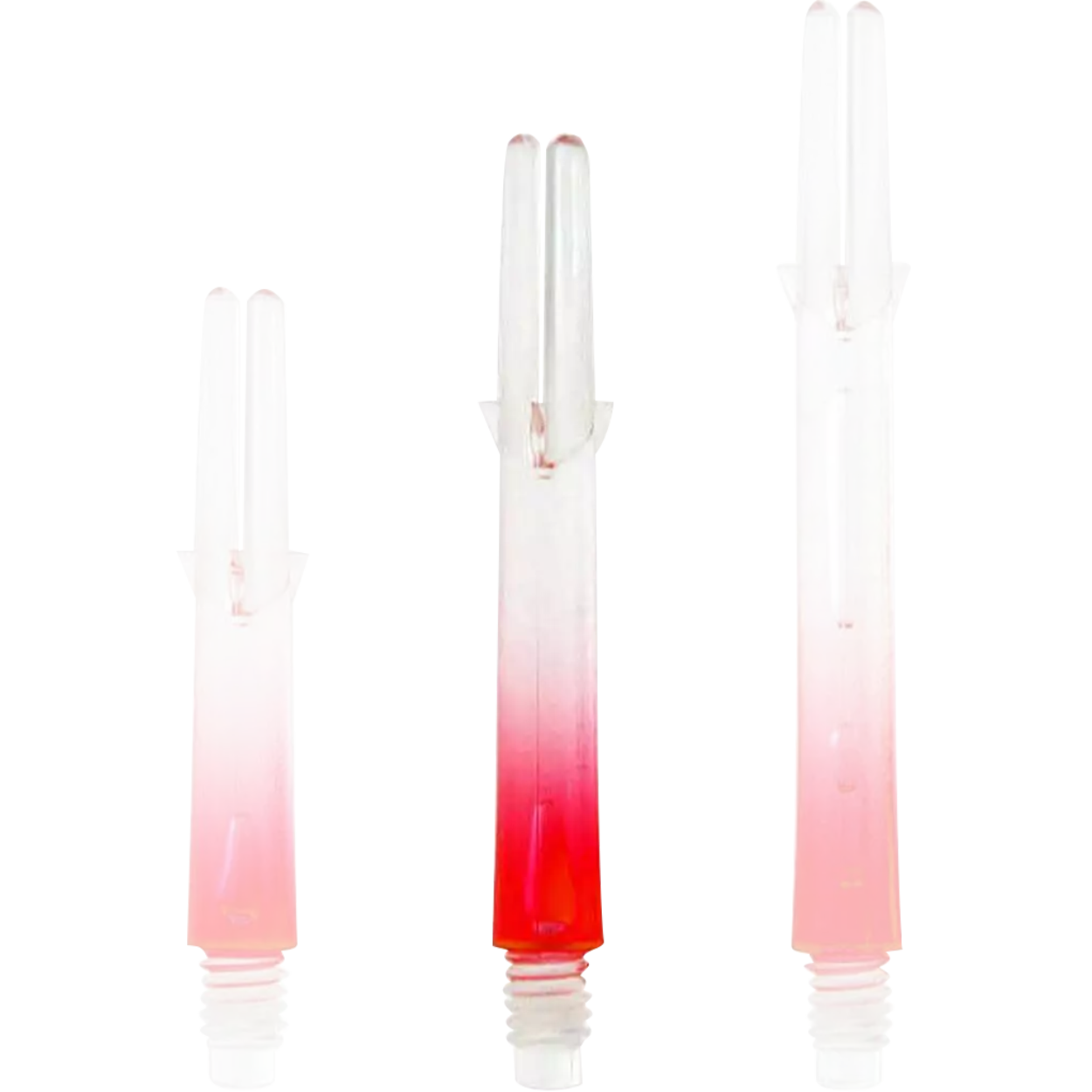 L-Style - L-Shaft Lock Straight TwoTone - Transparent Rot L-Style - L-Shaft Lock Straight TwoTone - Transparent Rot