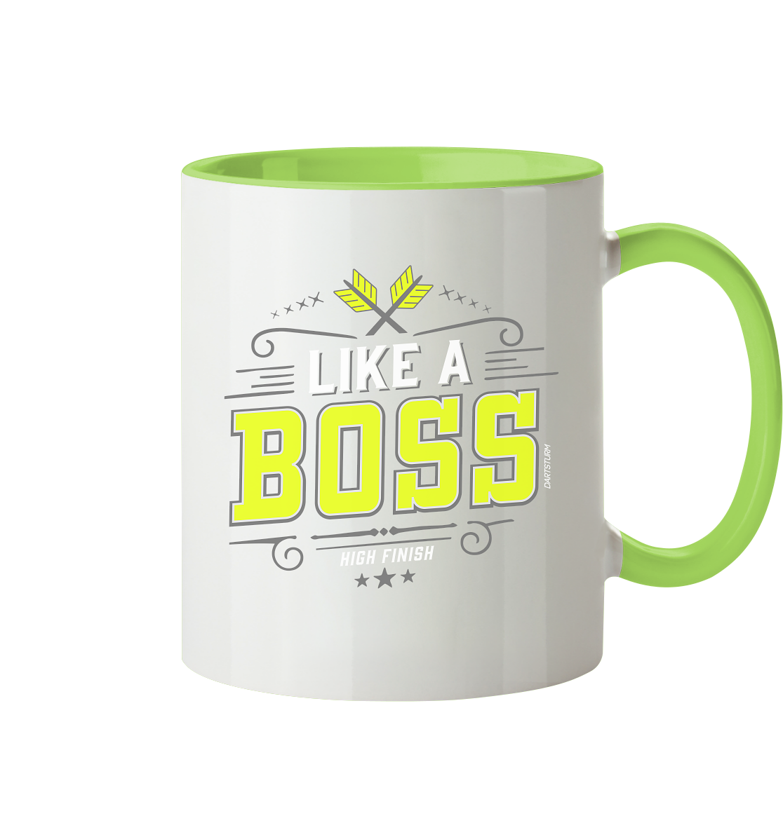 DartSturm - Like a Boss Yellow - Tasse zweifarbig DartSturm - Like a Boss Yellow - Tasse zweifarbig