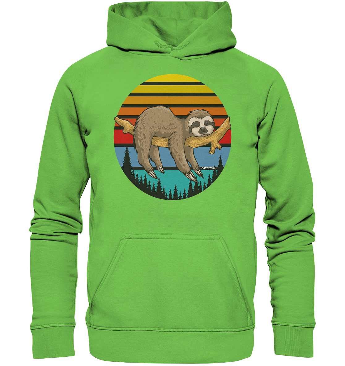 DartSturm - Lazy Sloth - Basic Unisex Hoodie