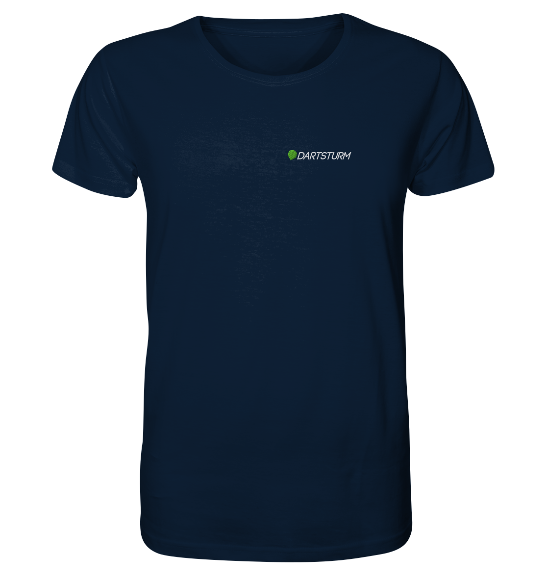 DartSturm - Logo Weiß Herren Shirt (Stick) DartSturm - Logo Weiß Herren Shirt (Stick)