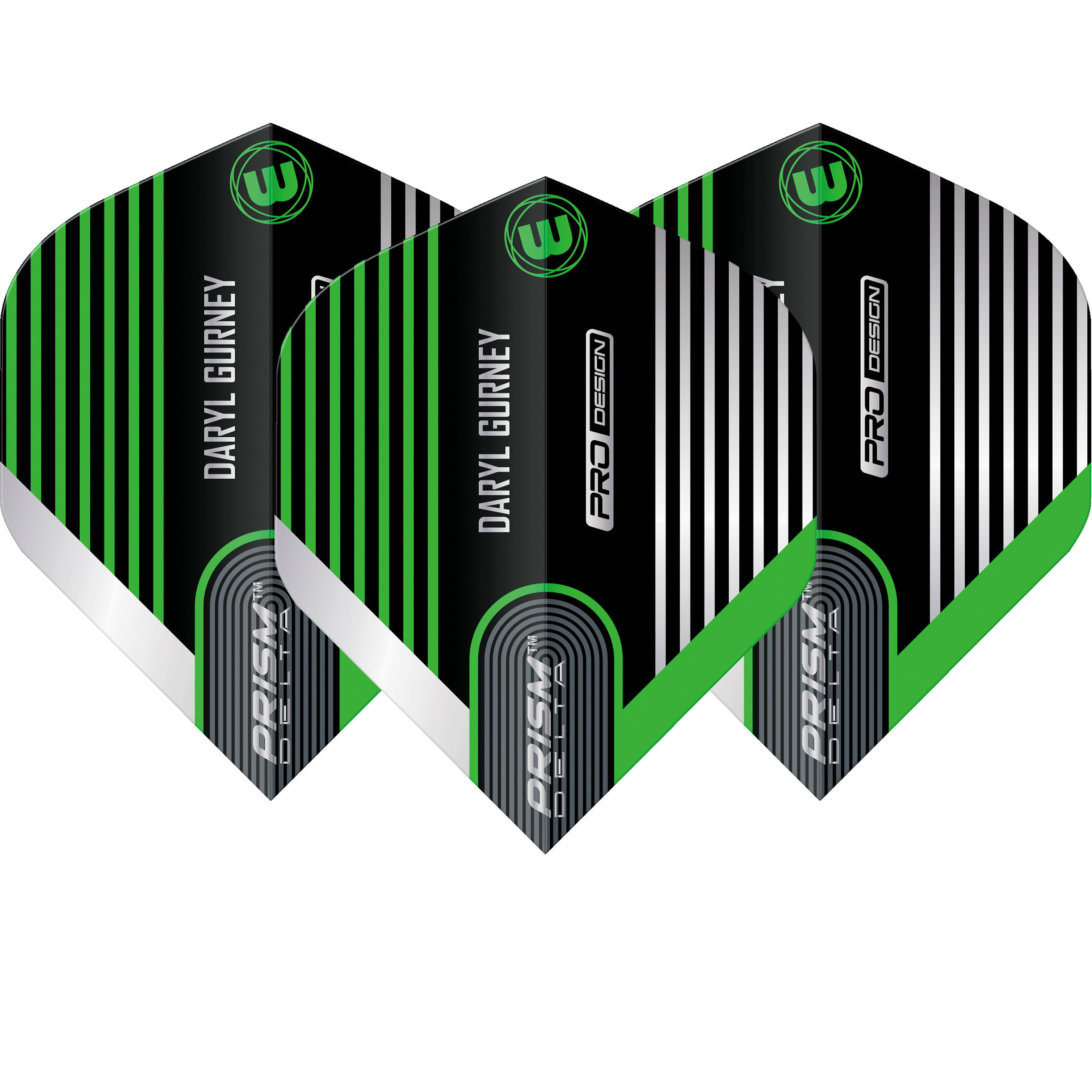 Winmau-Prism-Delta-Daryl-Gurney-Flight-Standard-Grun Winmau - Prism Delta - Daryl Gurney Flight - Standard