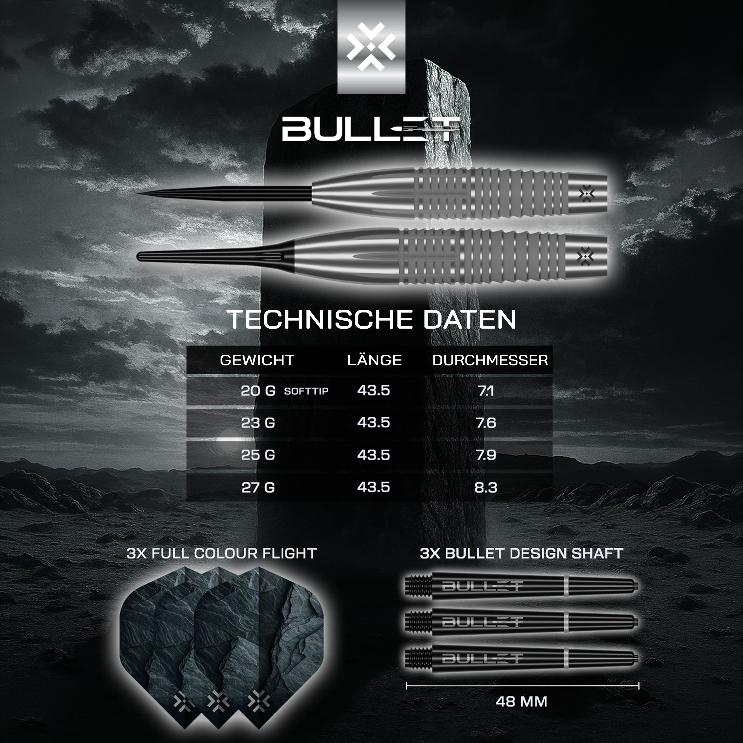 Bullet - Monolith - Steeldart