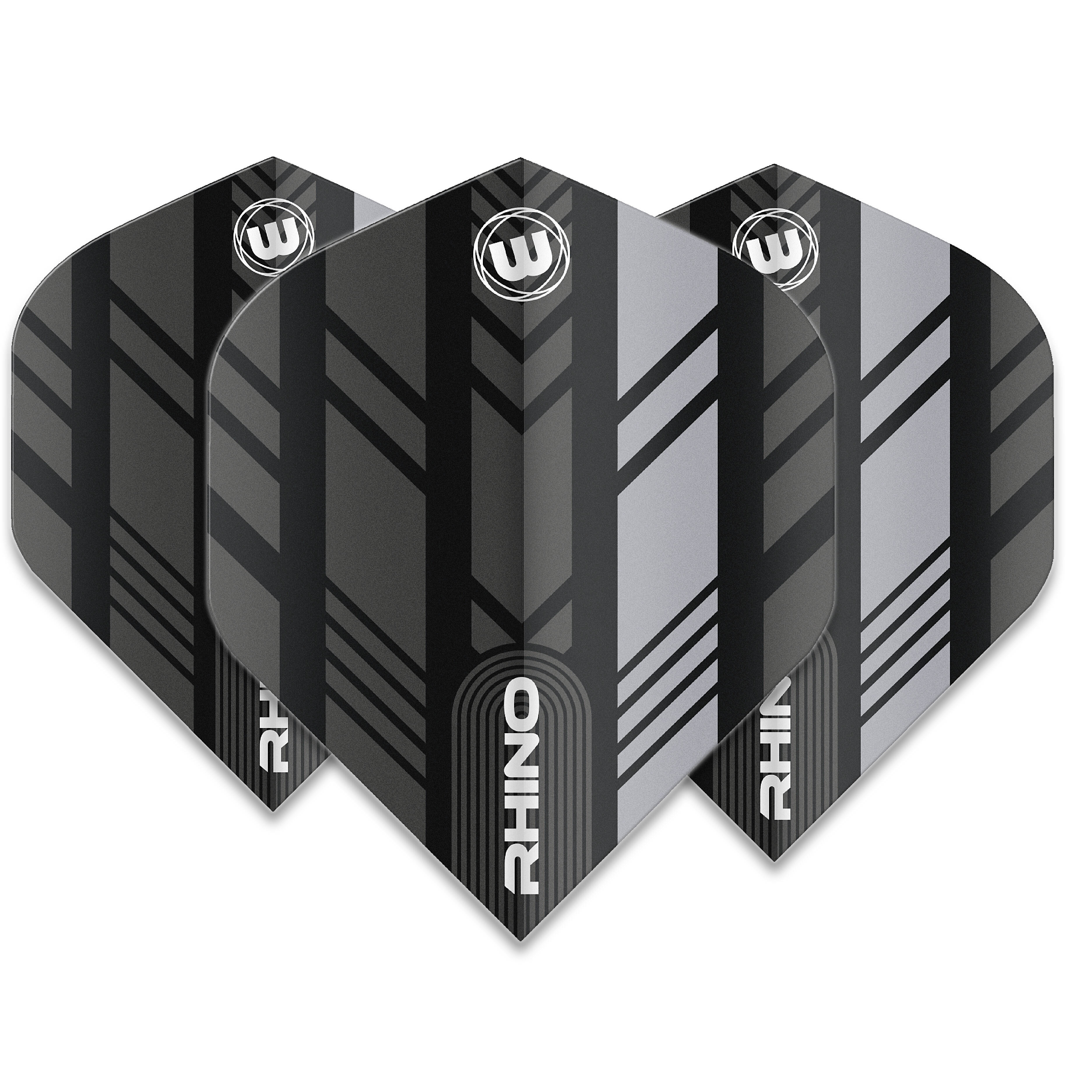Winmau-Rhino-Stripe-Flight-Standard-Grau Winmau - Rhino Stripe Flight - Standard