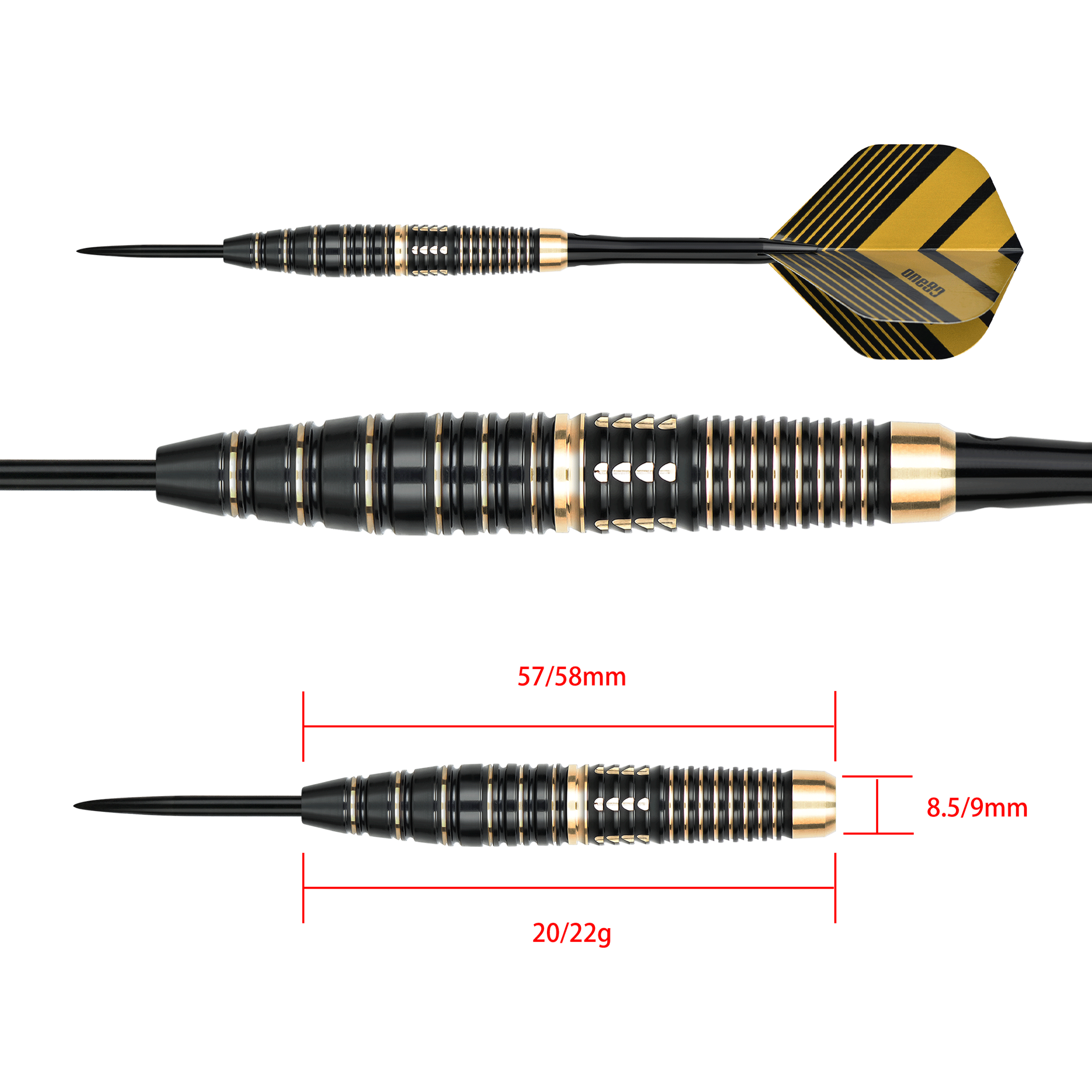 One80 - Mobilizer 04 Brass - Steeldart One80 - Mobilizer 04 Brass - Steeldart